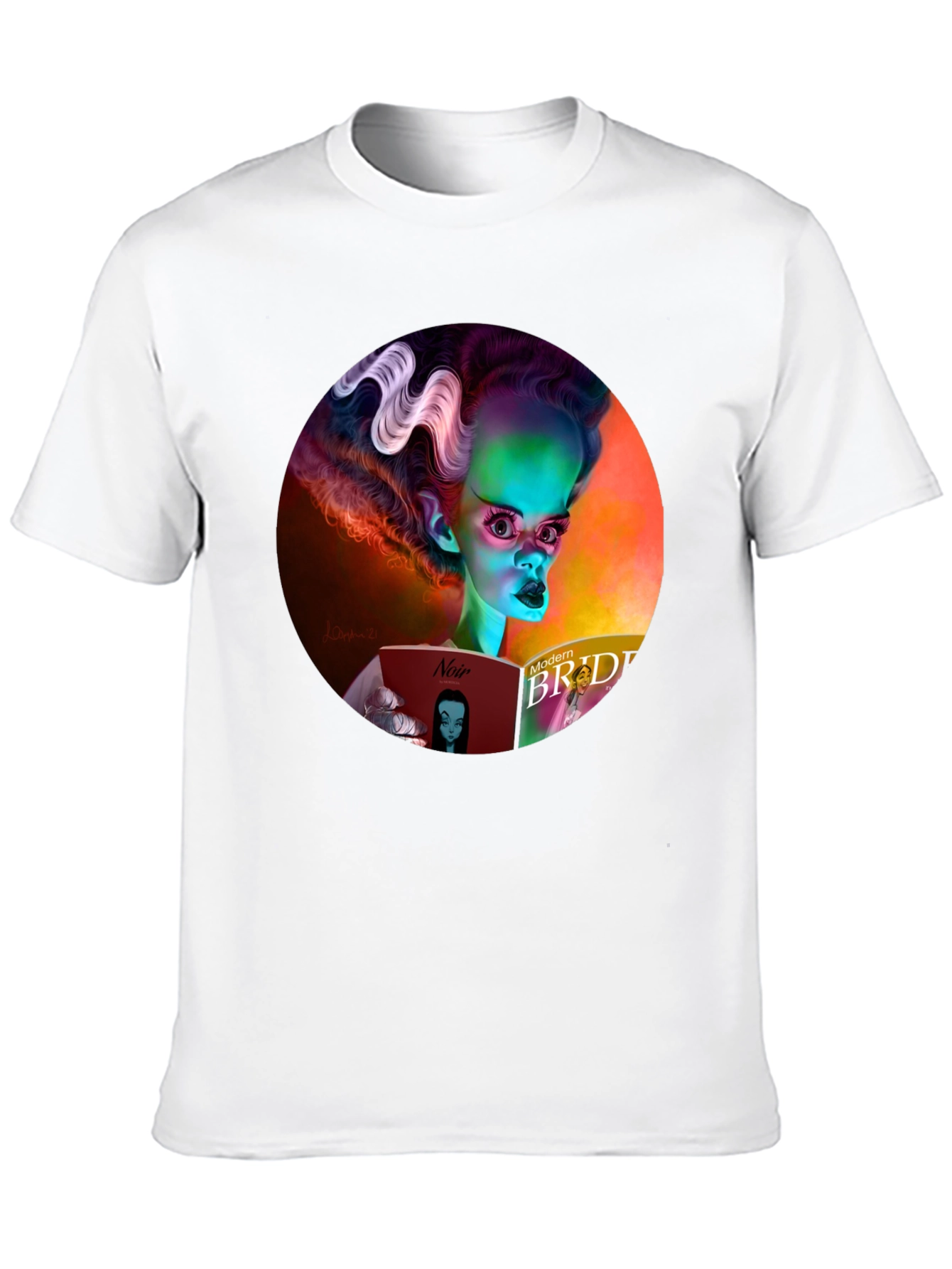 Bride of Frankenstein Reading T-Shirt