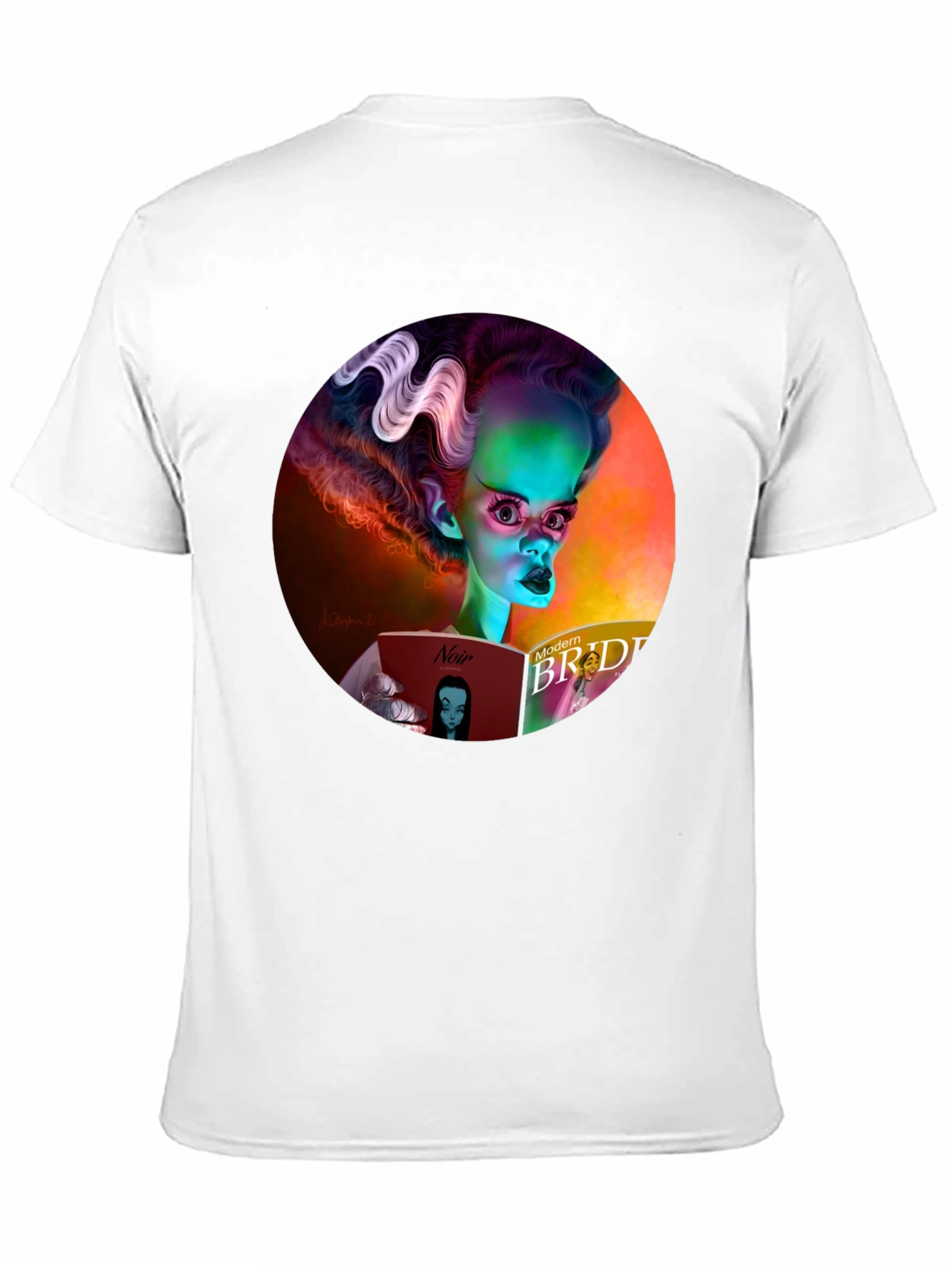 Bride of Frankenstein Reading T-Shirt