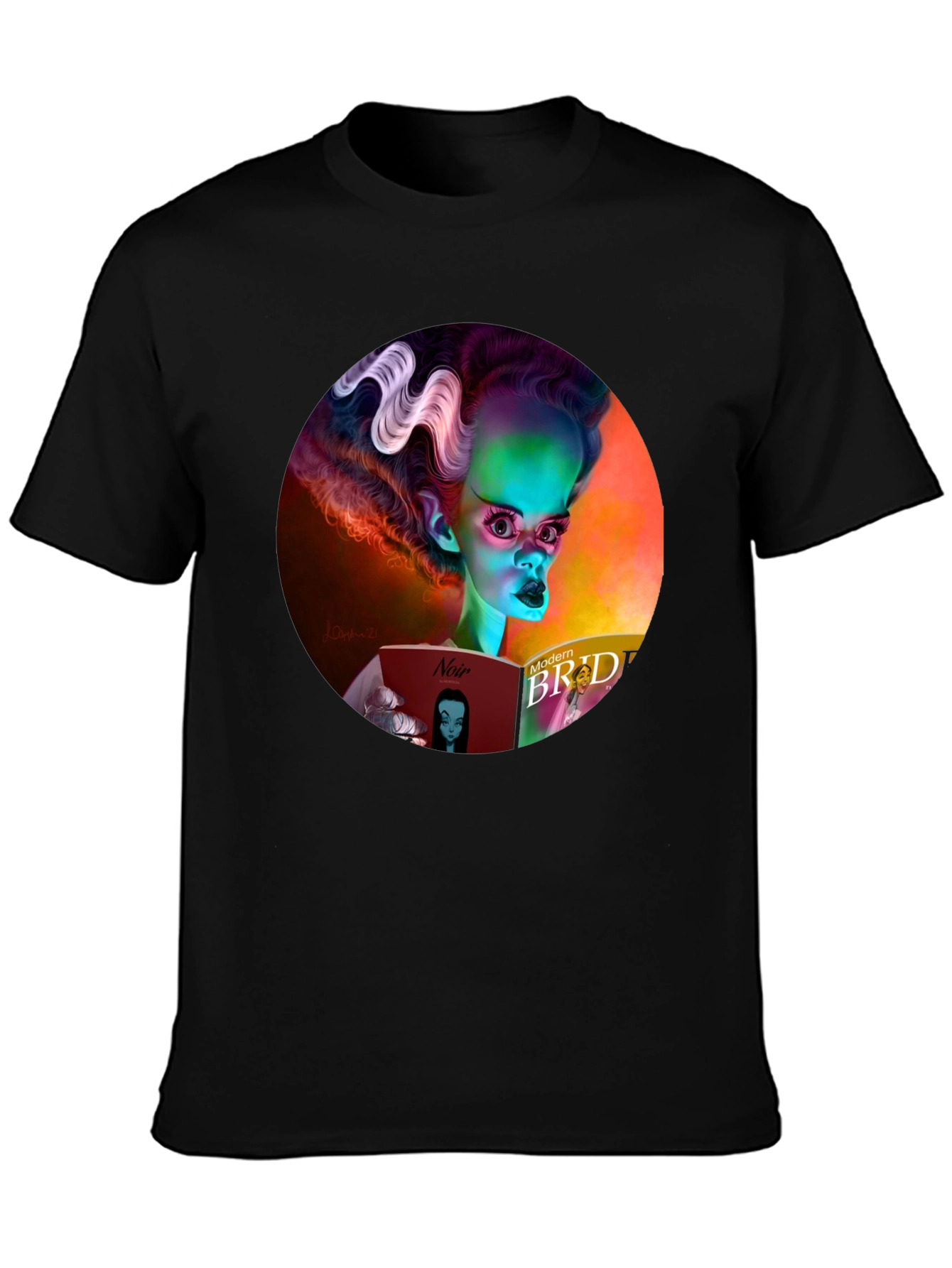 Bride of Frankenstein Reading T-Shirt