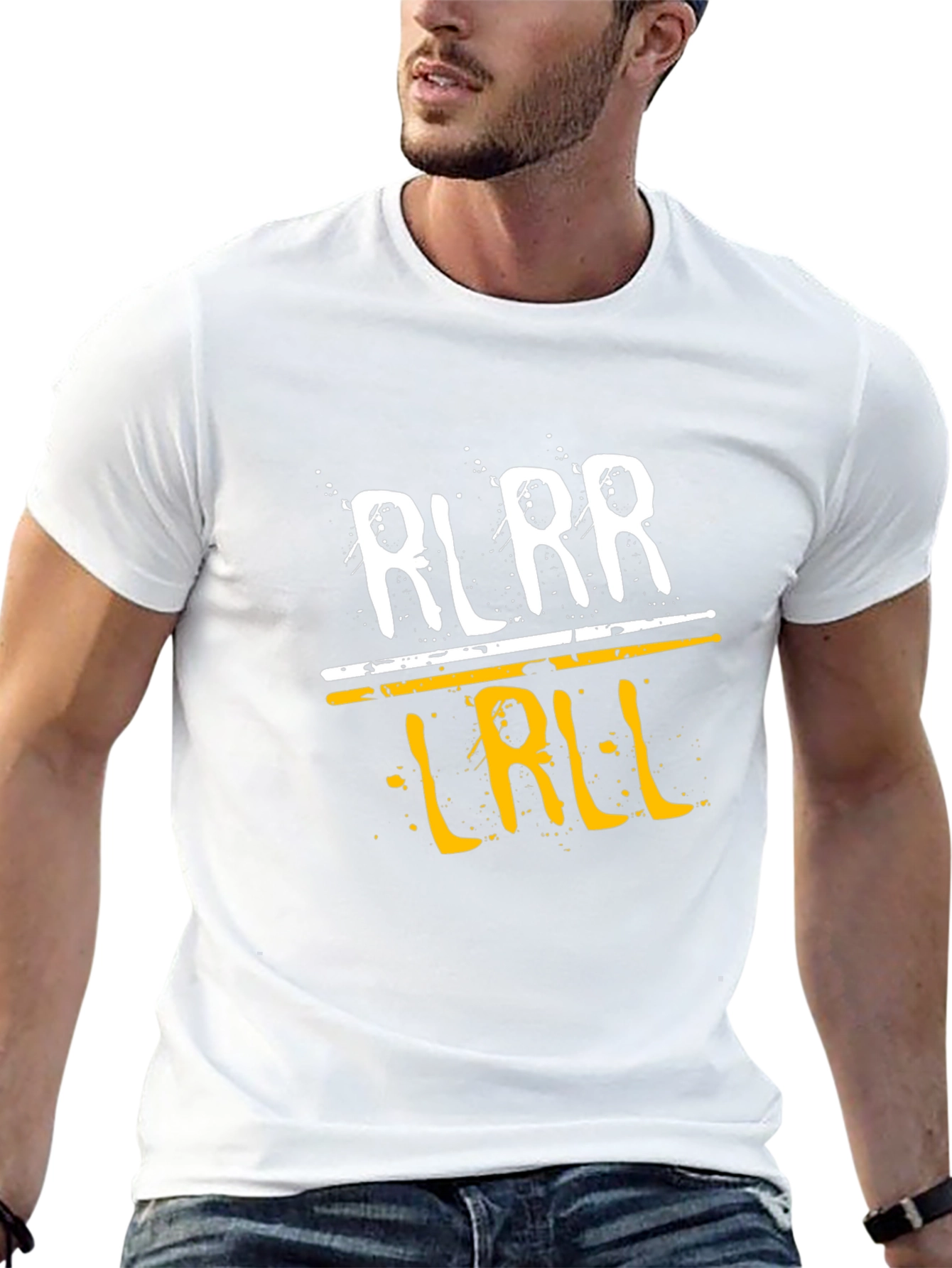 RLRR LRL L Graphic T-Shirt - Casual Cotton Tee