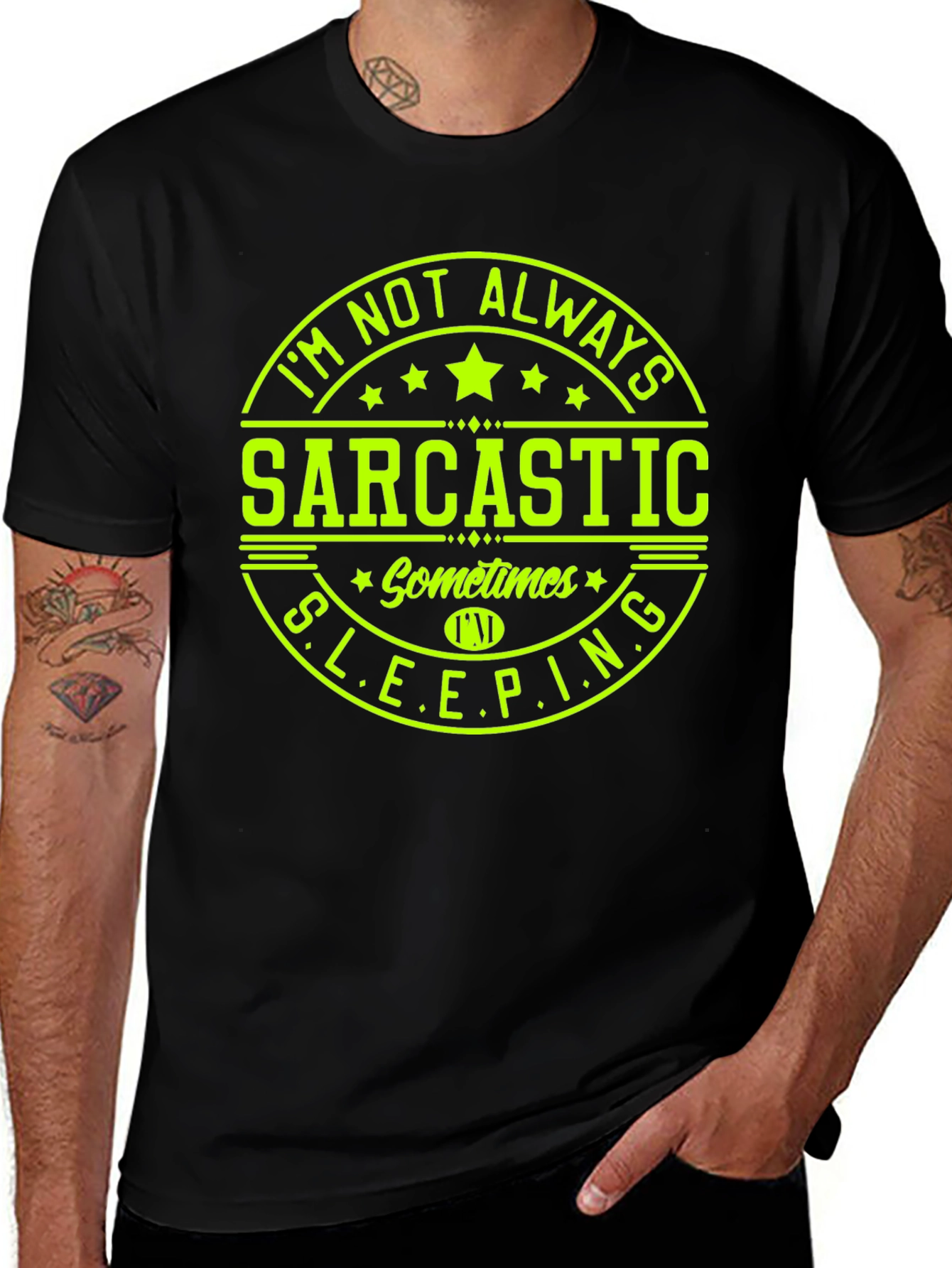 Sarcastic Sometimes Sleeping Graphic Tee