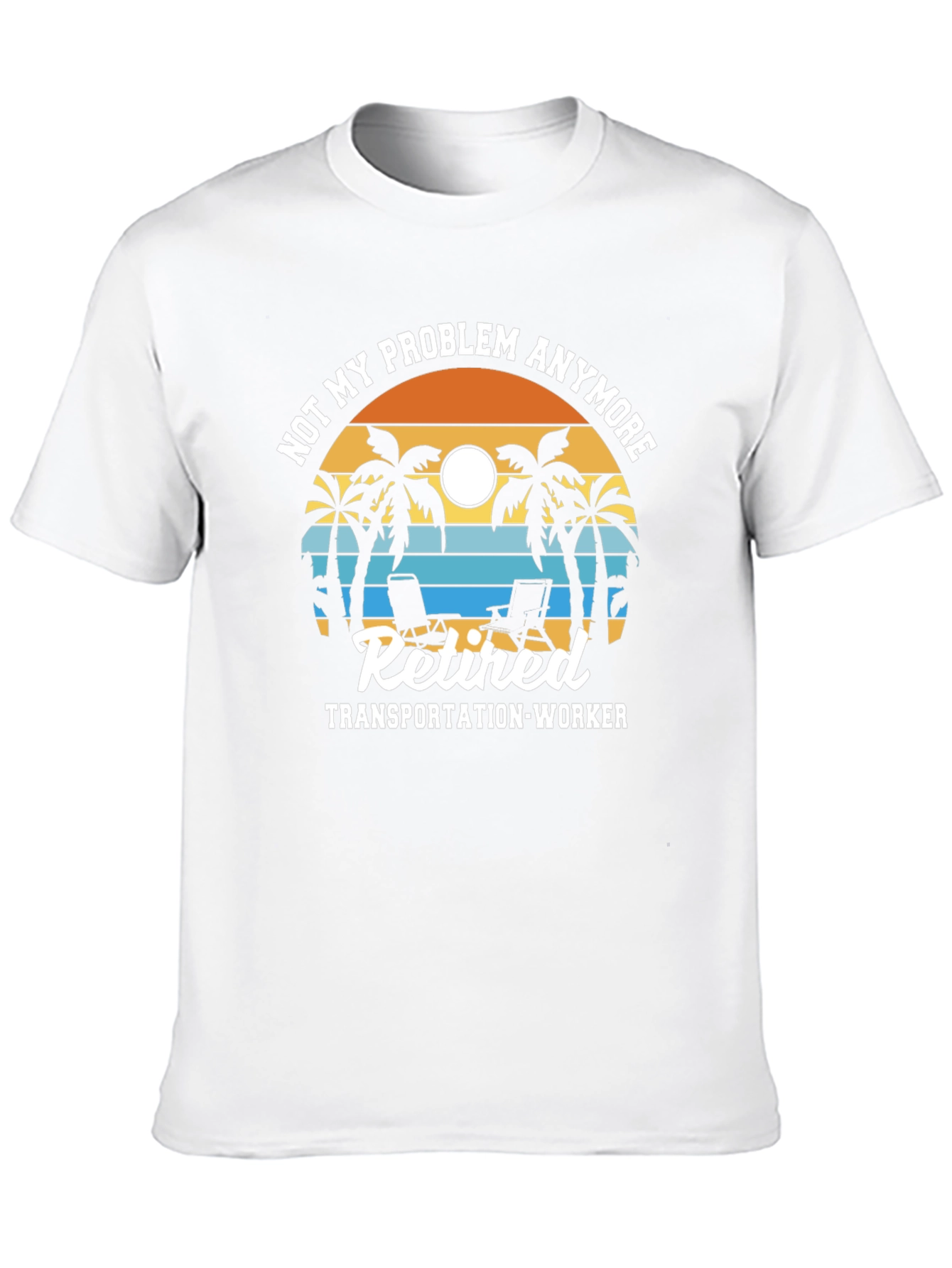 Retired Transportation Worker Graphic T-Shirt