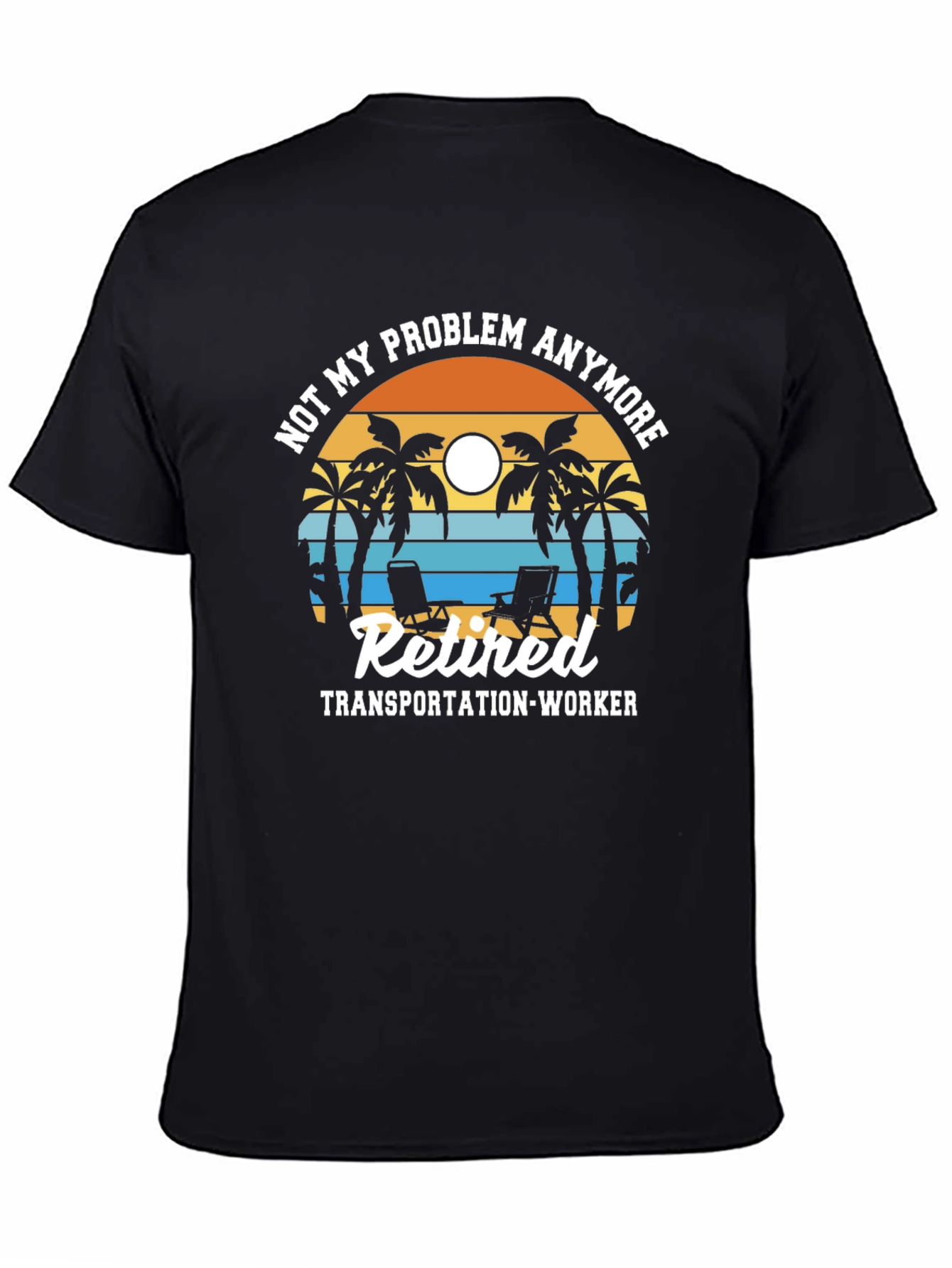 Retired Transportation Worker Graphic T-Shirt