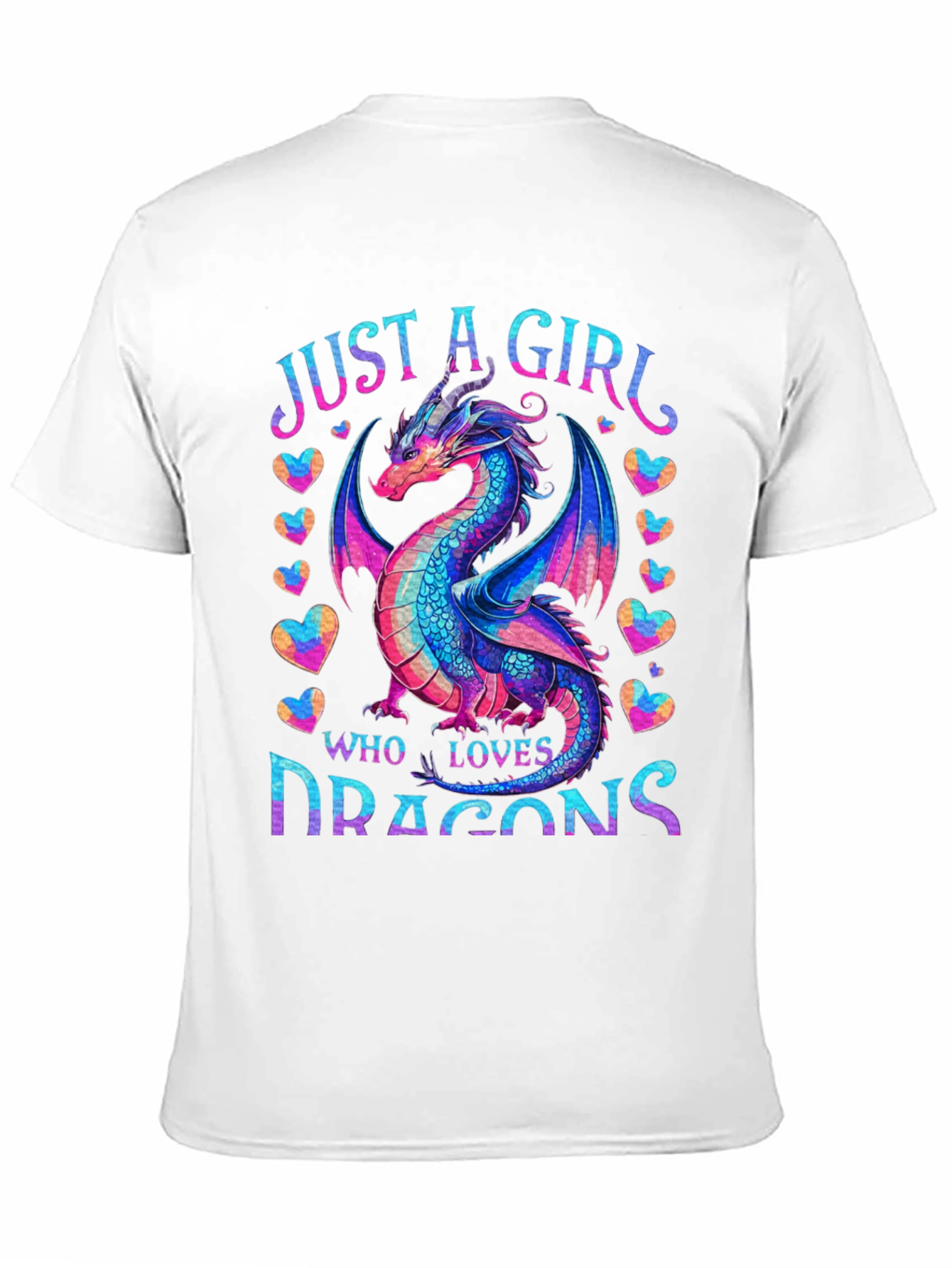 Just a Girl Who Loves Dragons T-Shirt