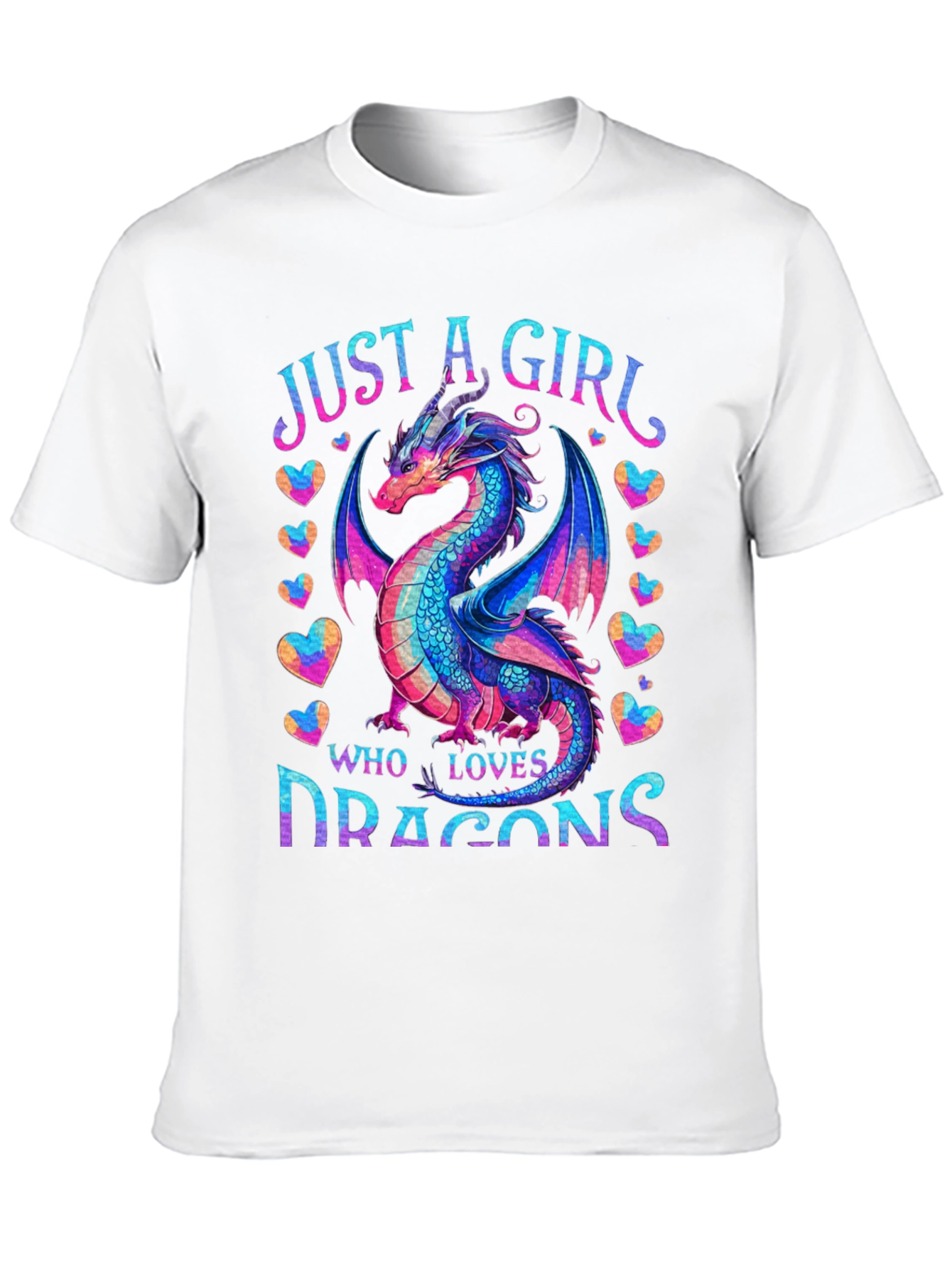 Just a Girl Who Loves Dragons T-Shirt