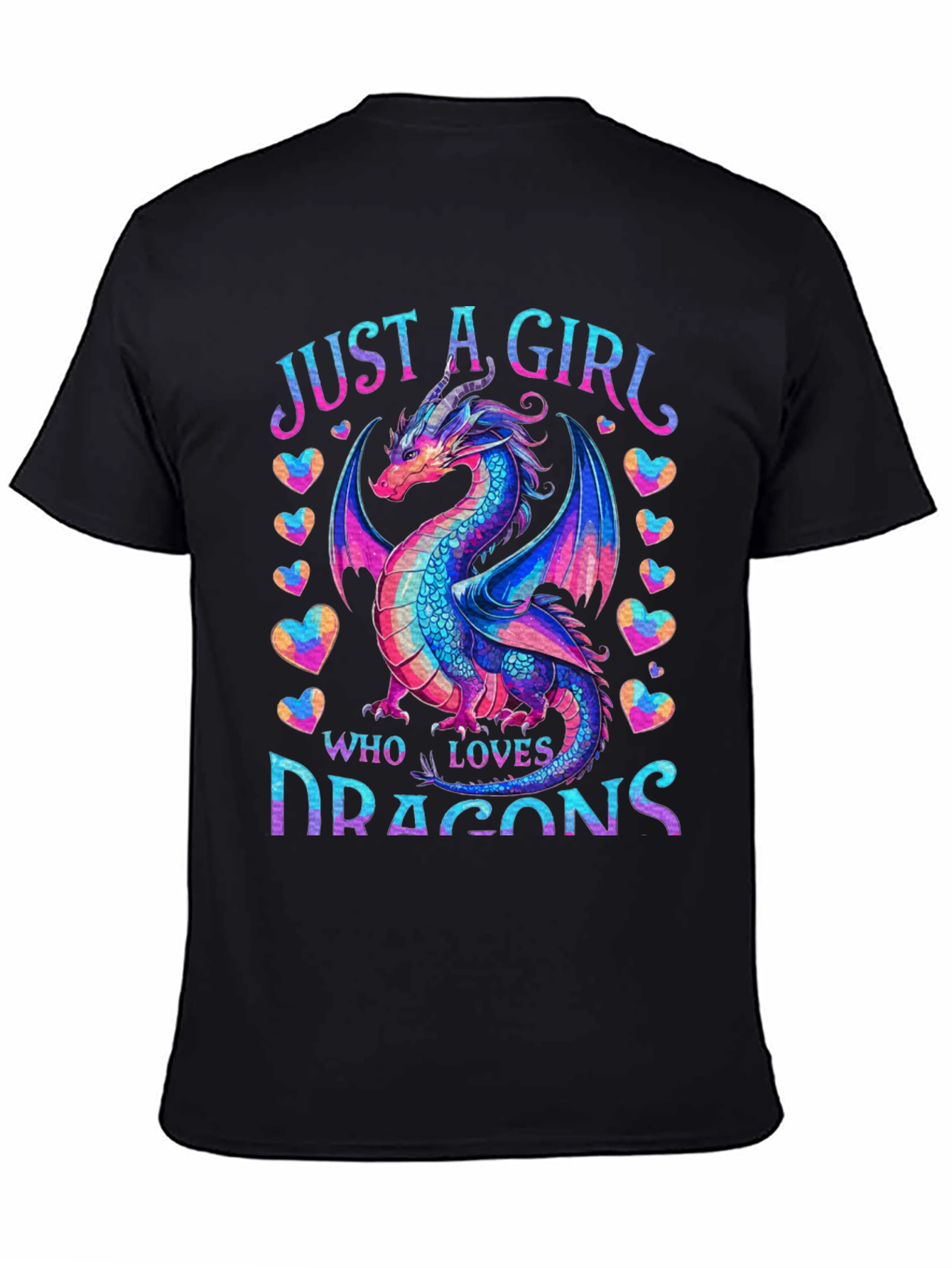 Just a Girl Who Loves Dragons T-Shirt