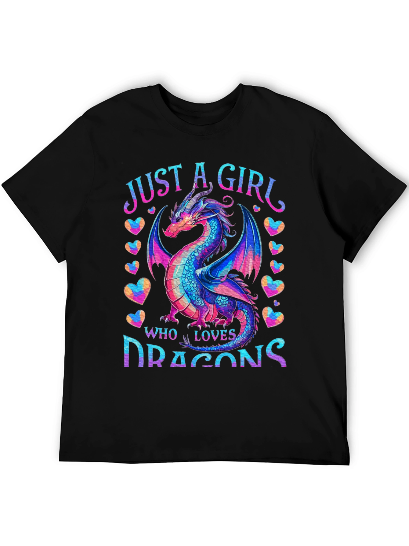 Just a Girl Who Loves Dragons T-Shirt