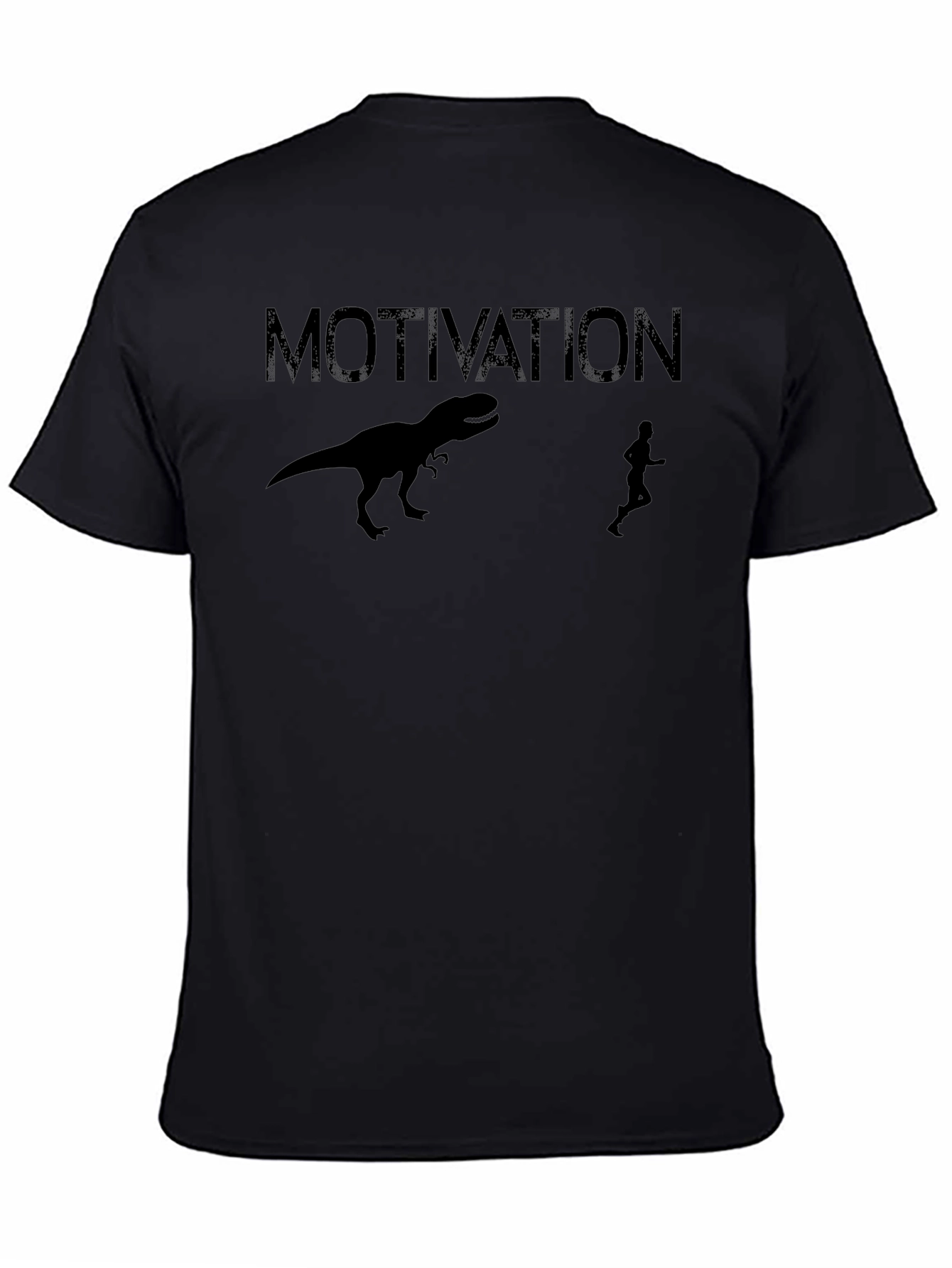 Motivation Dinosaur Run Graphic T-Shirt