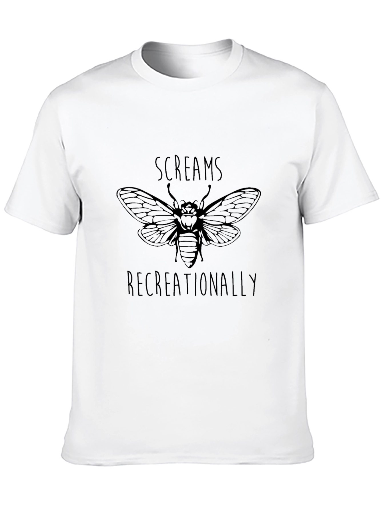 Screams Recreationally T-Shirt Bug Graphic Tee