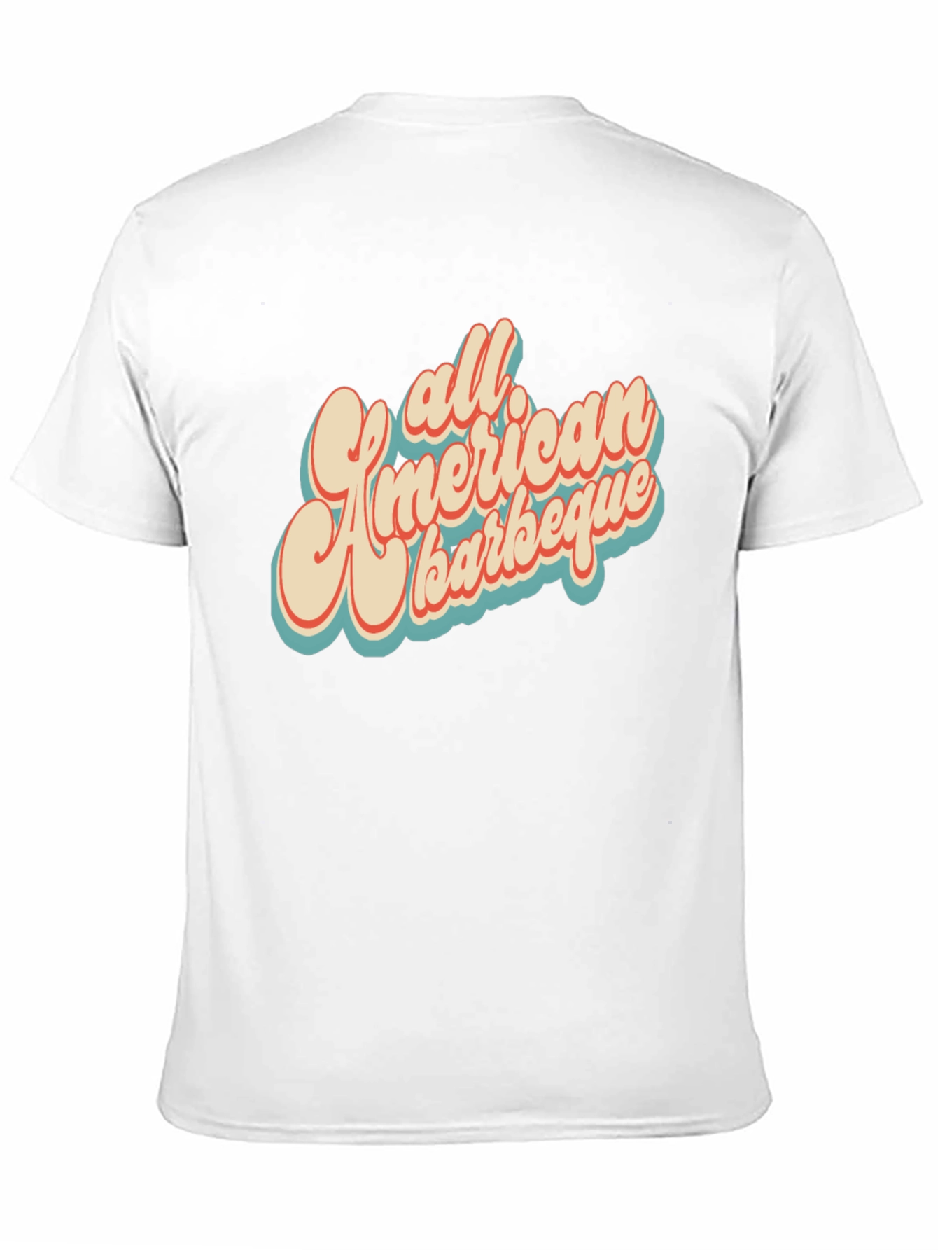 Retro All American Barbeque Graphic T-Shirt
