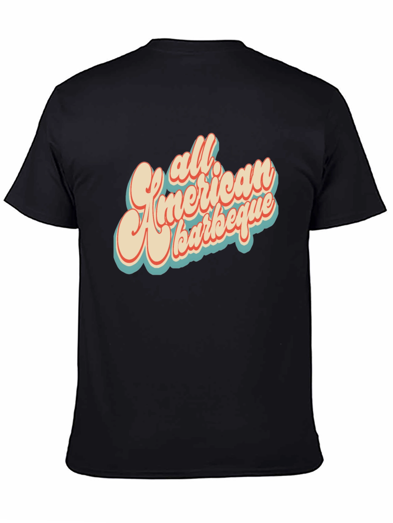 Retro All American Barbeque Graphic T-Shirt