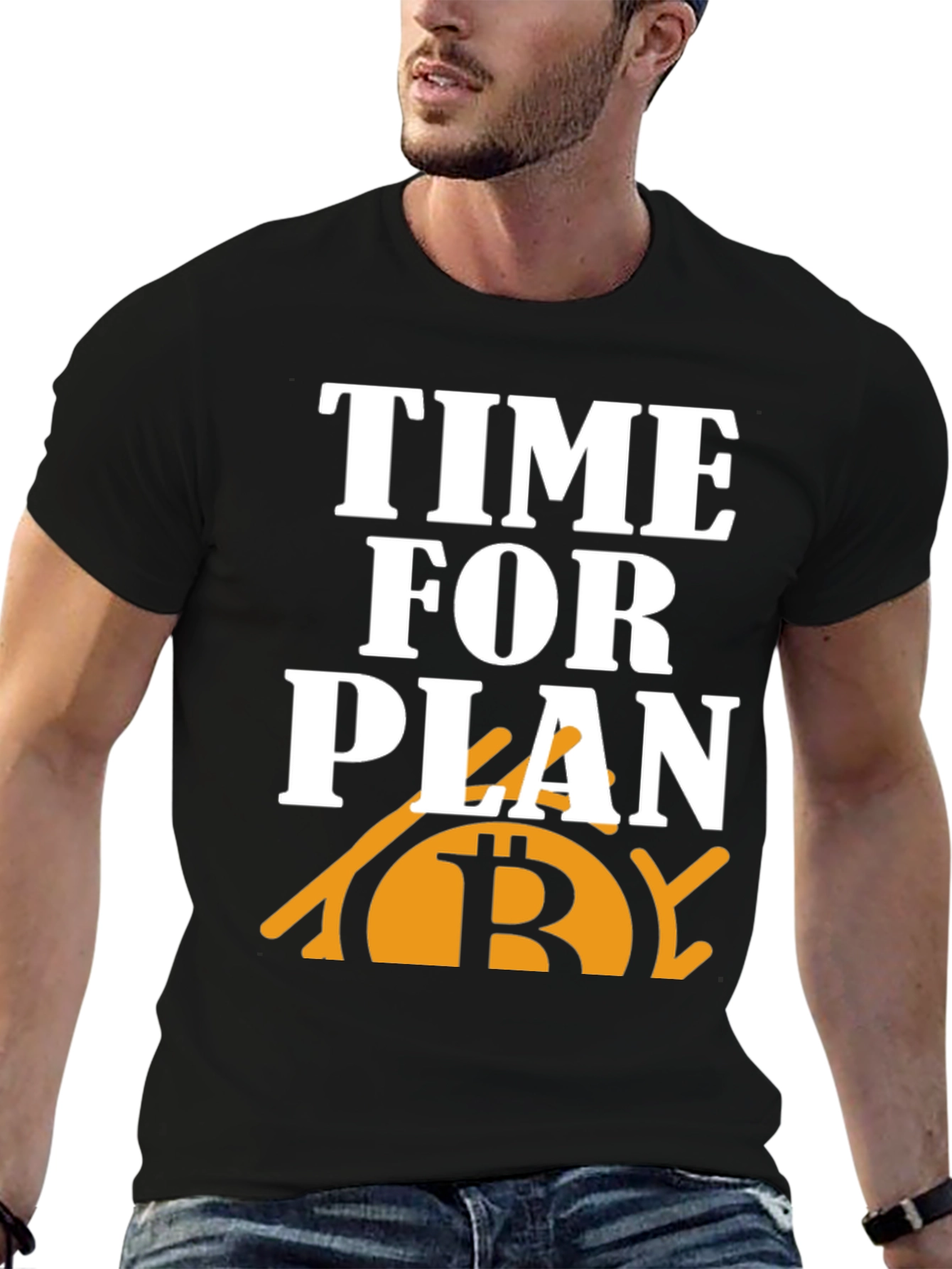 Time for Plan B Bitcoin Graphic Tee