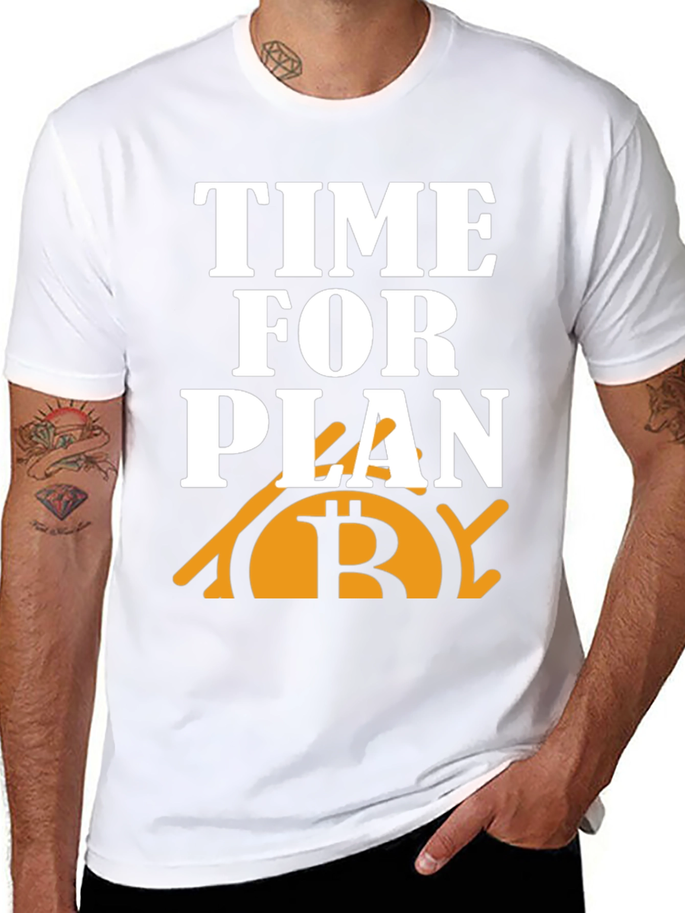 Time for Plan B Bitcoin Graphic Tee