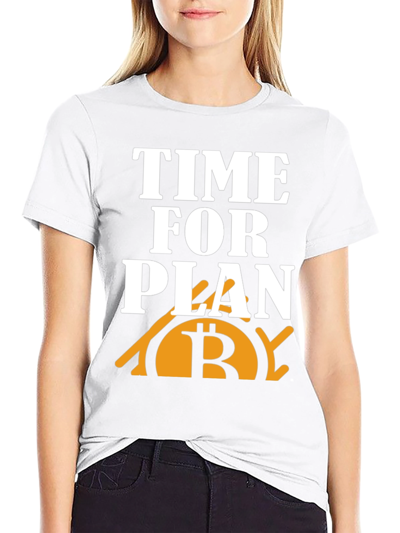 Time for Plan B Bitcoin Graphic Tee