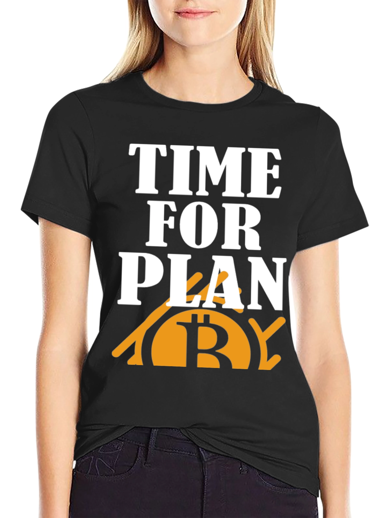 Time for Plan B Bitcoin Graphic Tee
