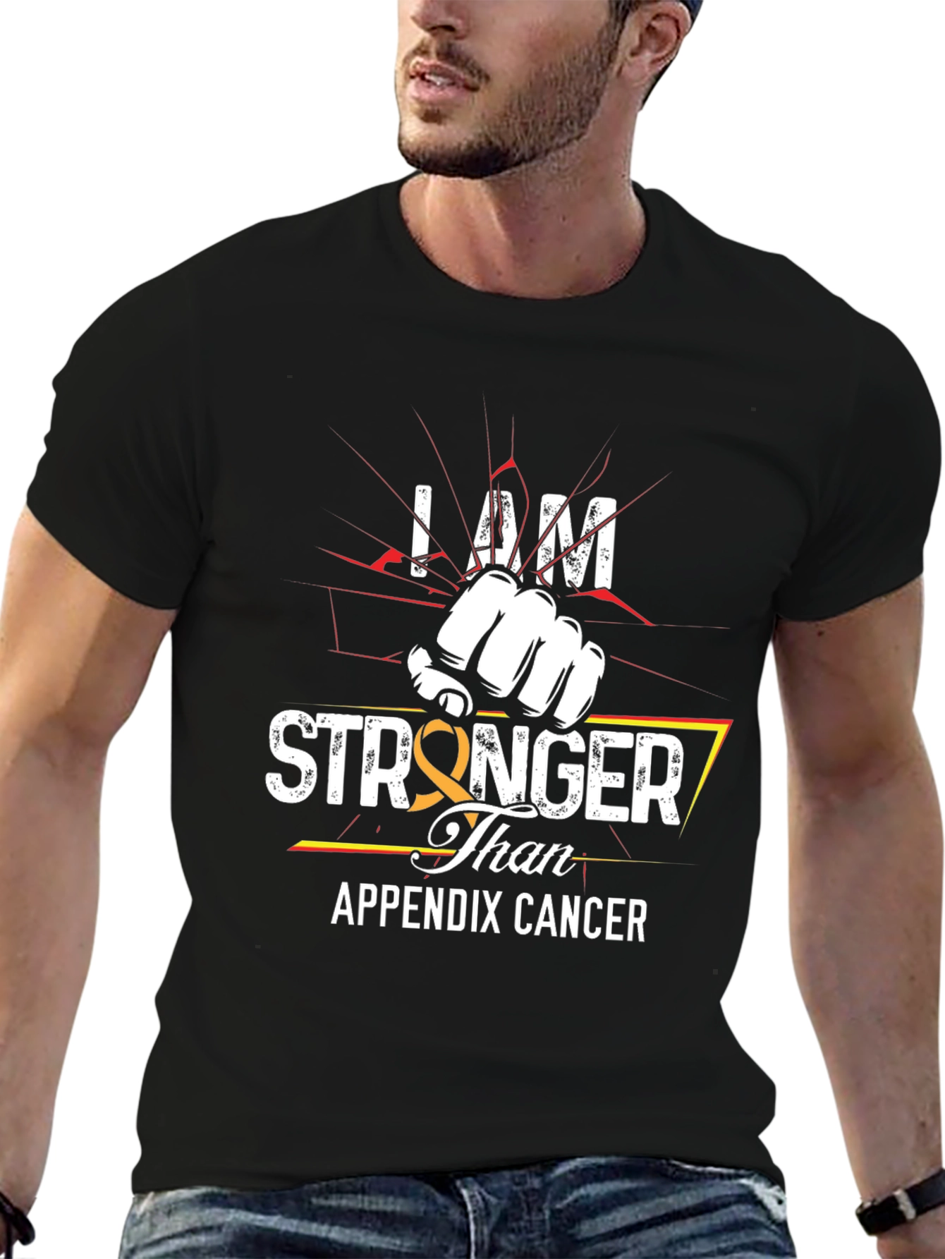 I am Stronger Than Appendix Cancer T-Shirt