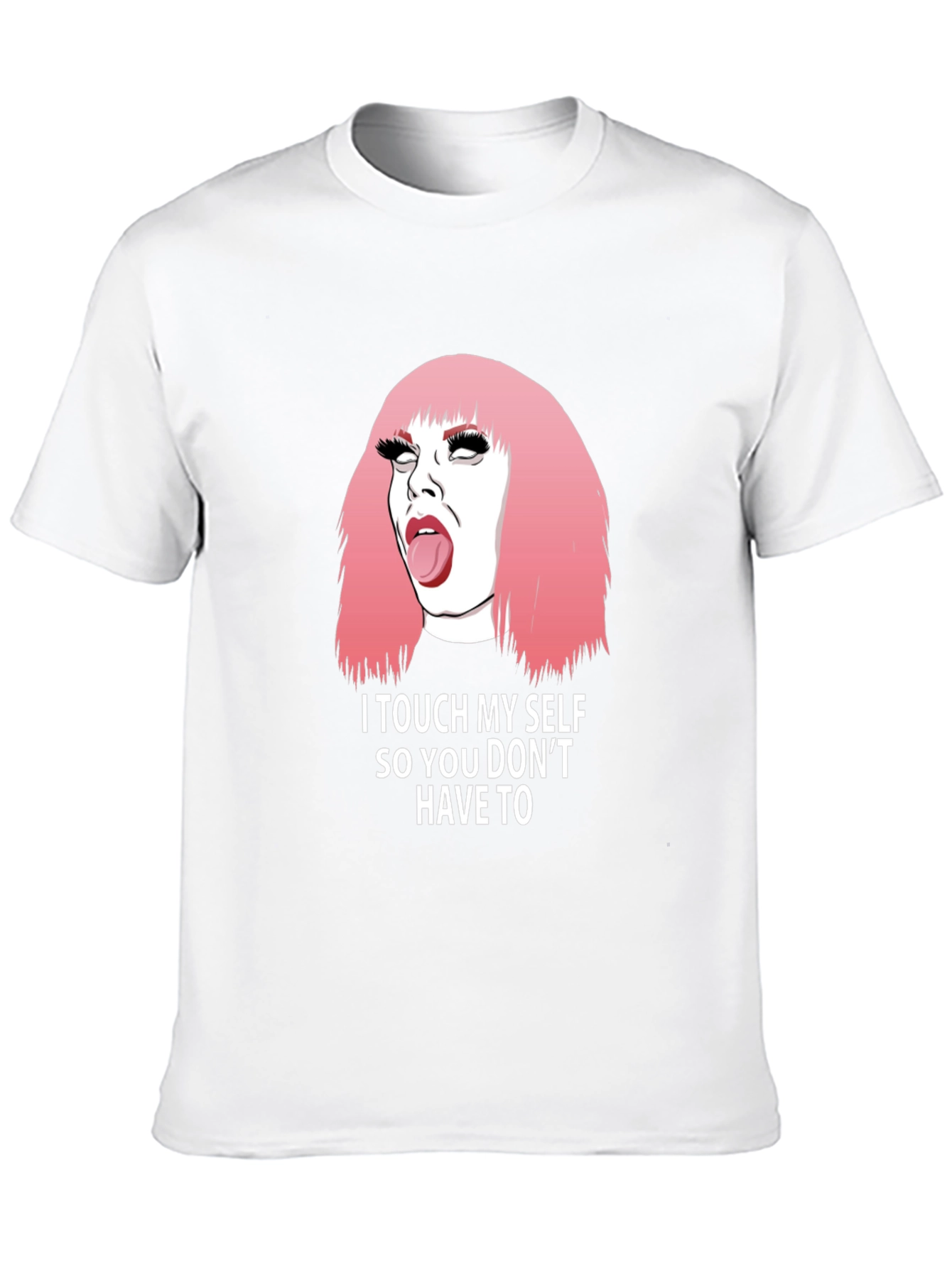Humorous I Touch Myself Graphic Tee