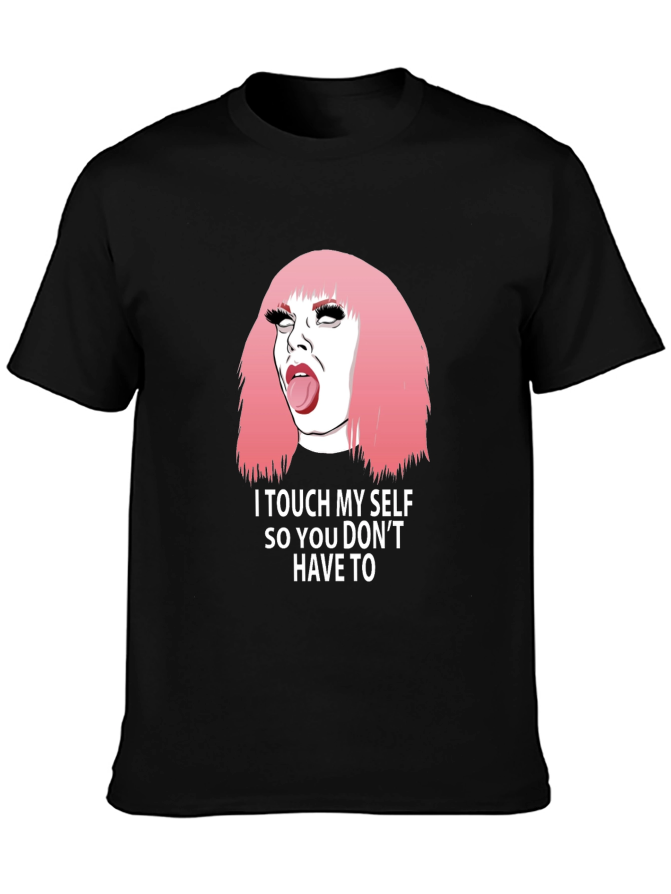 Humorous I Touch Myself Graphic Tee