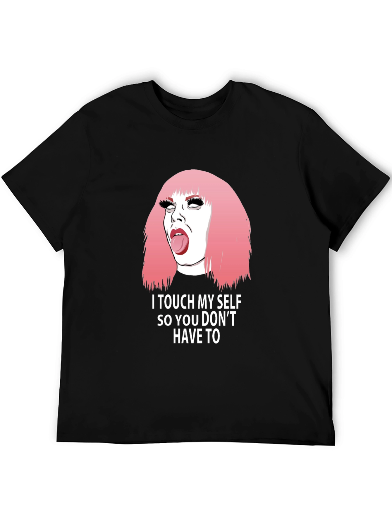 Humorous I Touch Myself Graphic Tee