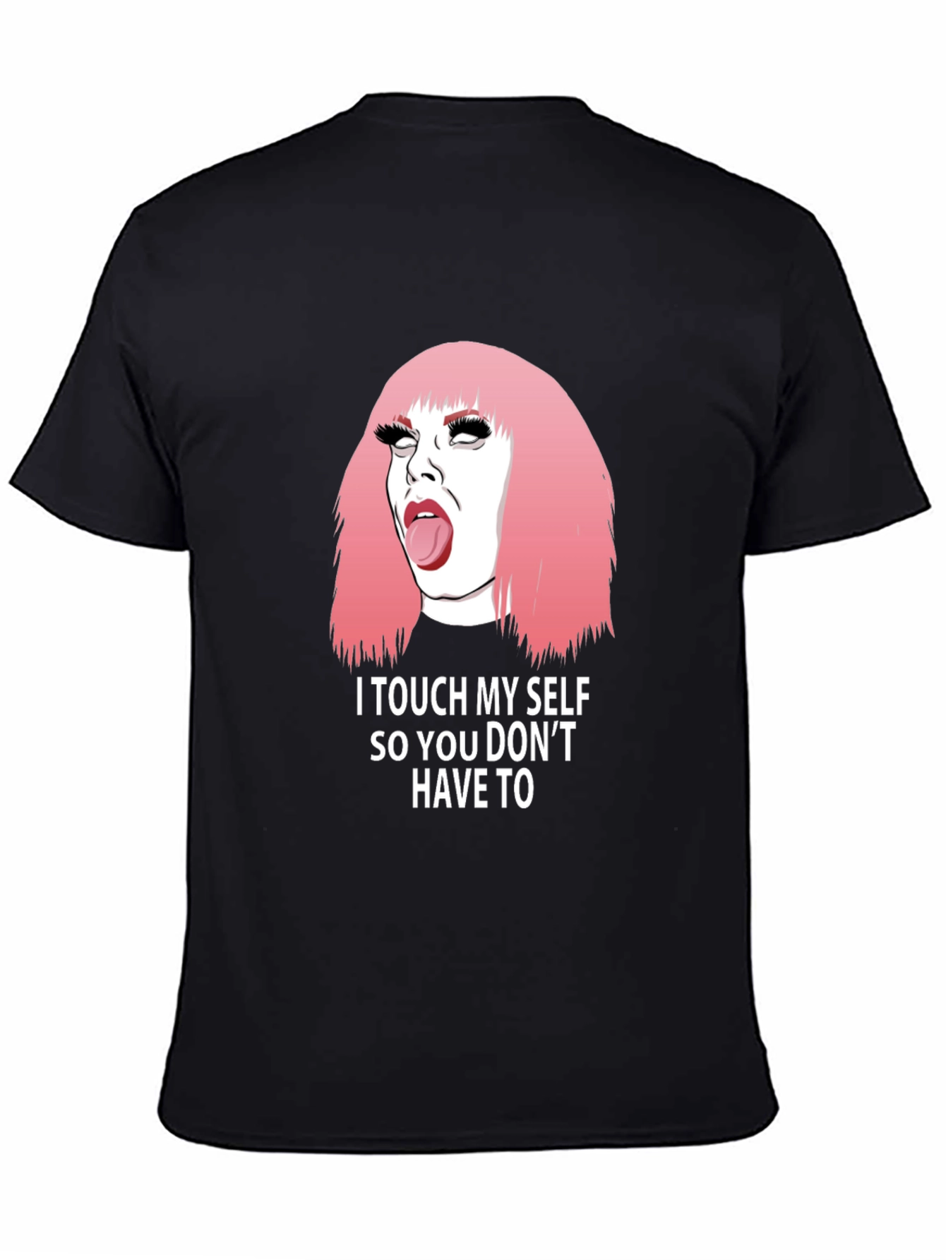 Humorous I Touch Myself Graphic Tee