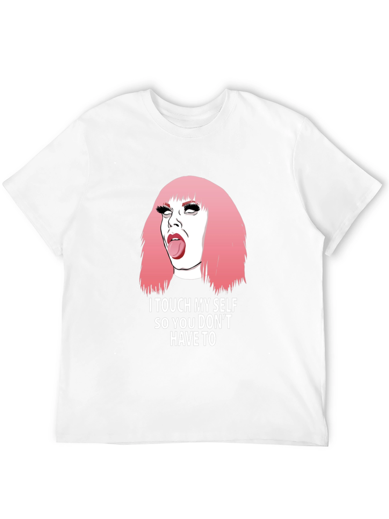 Humorous I Touch Myself Graphic Tee