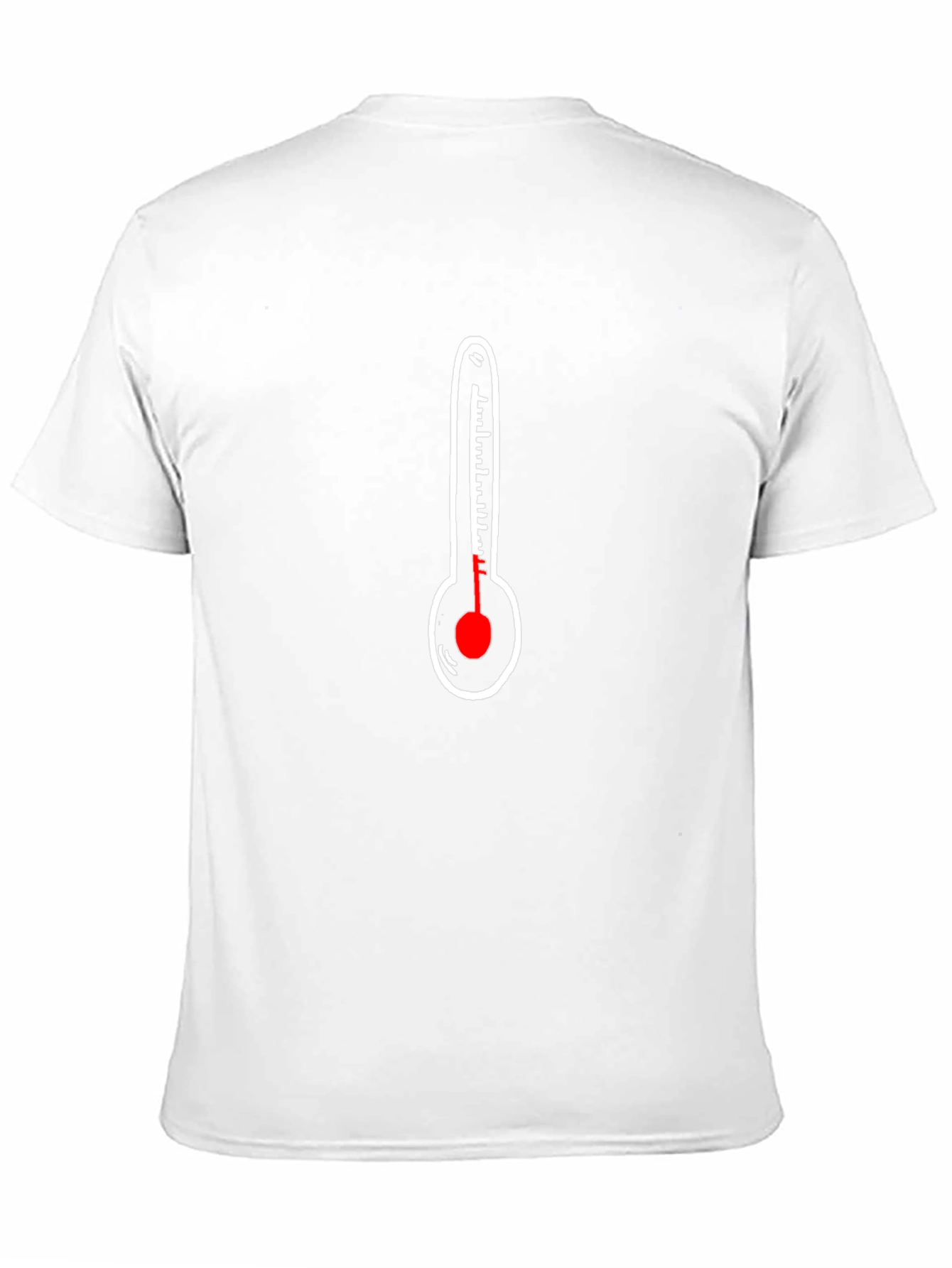Thermometer Graphic Black T-Shirt - Stay Cool & Casual