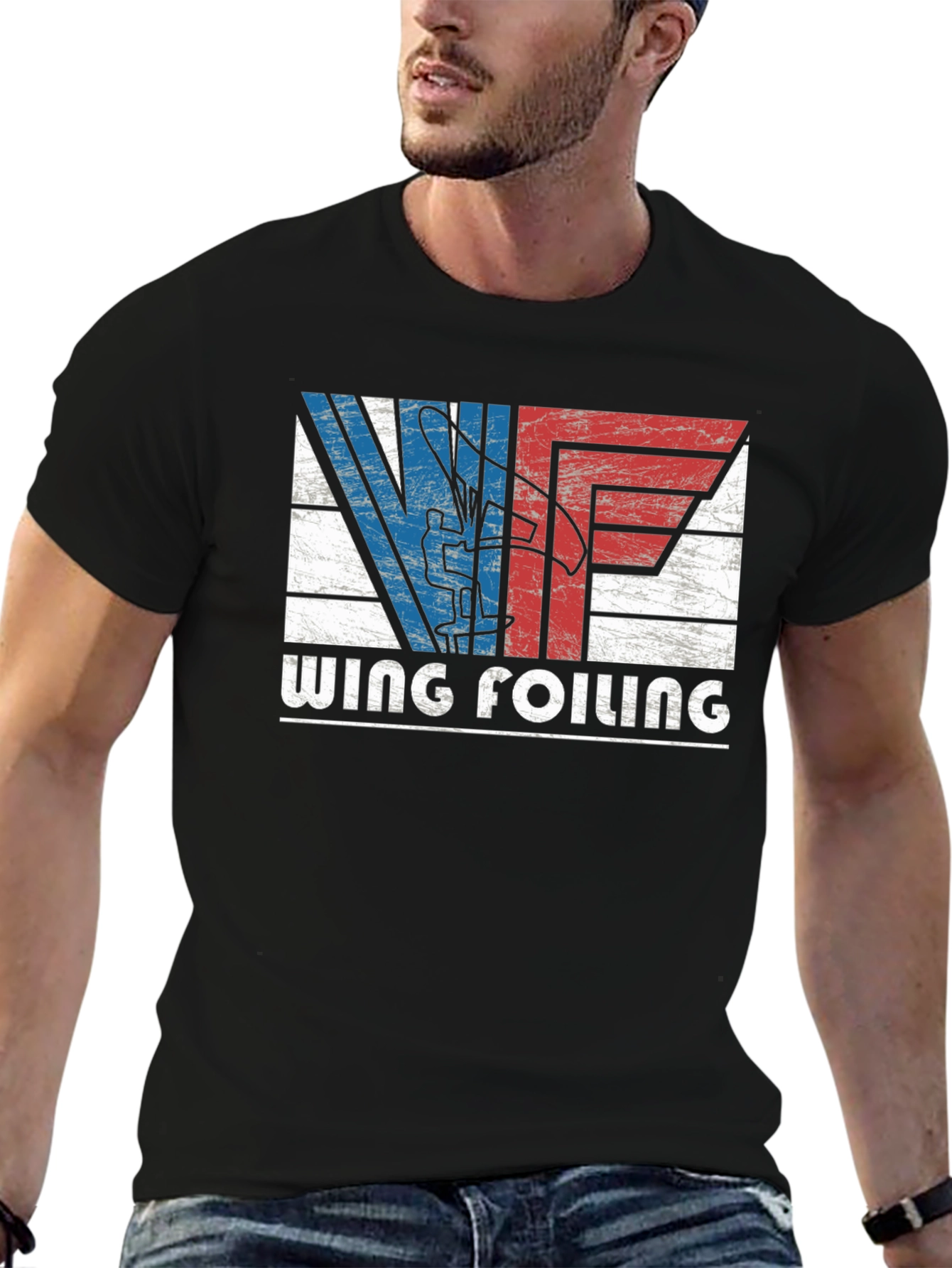 Wing Foiling T-Shirt | Retro Style