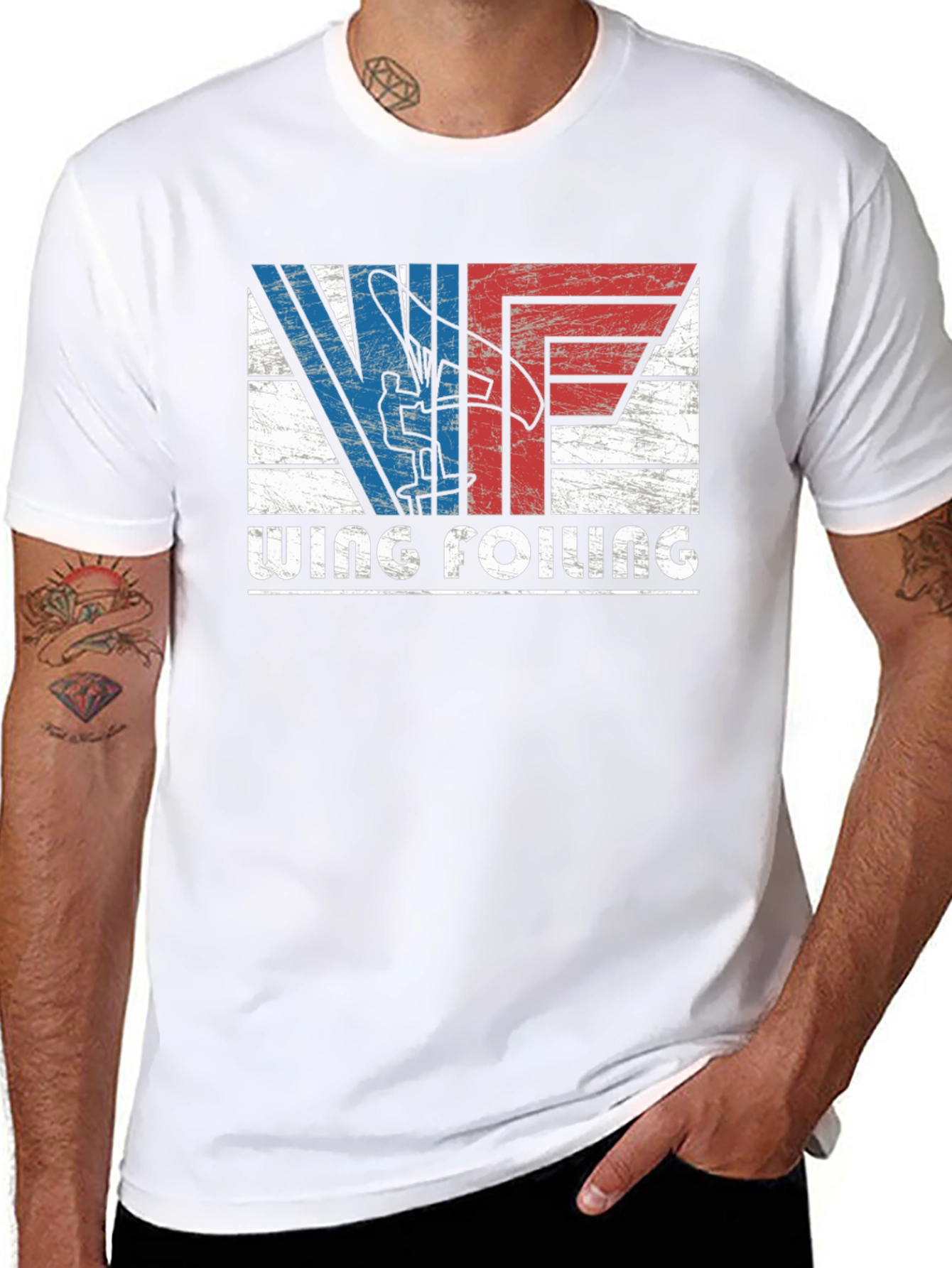 Wing Foiling T-Shirt | Retro Style