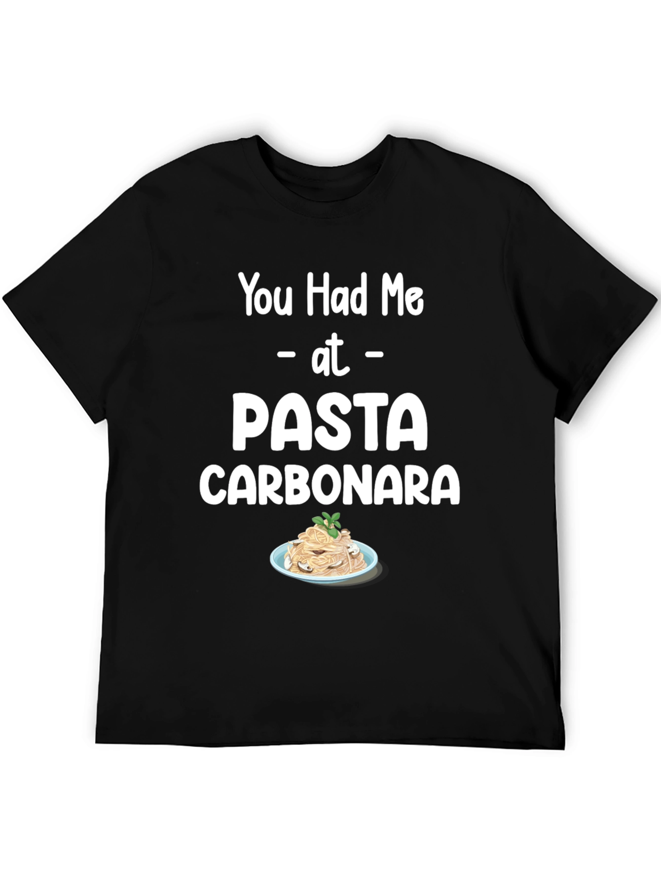 Pasta Carbonara T-Shirt Foodie Tee Unisex