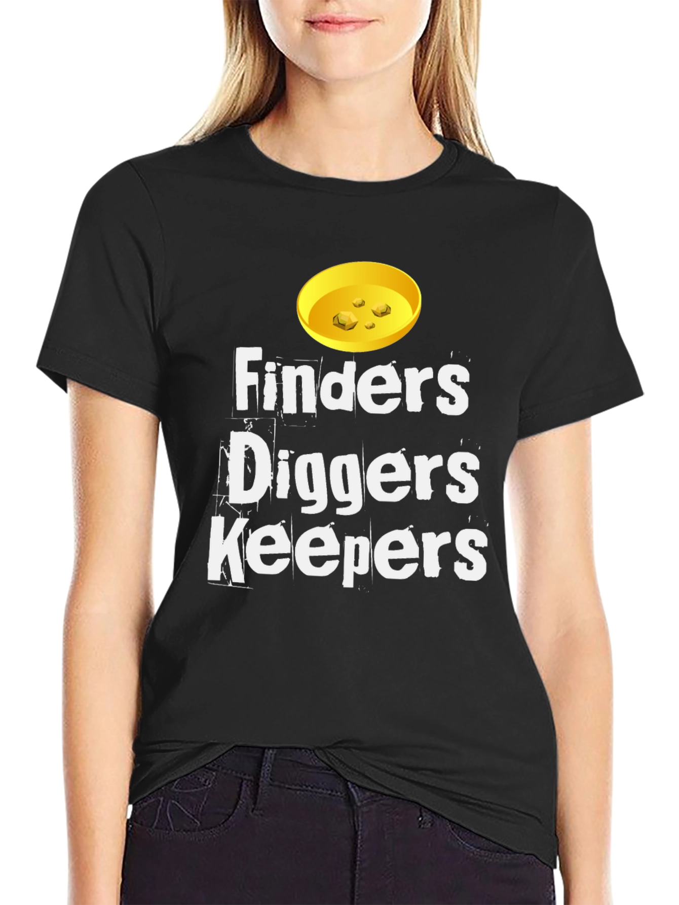 Finders Diggers Keepers T-Shirt - Gold Prospecting Tee
