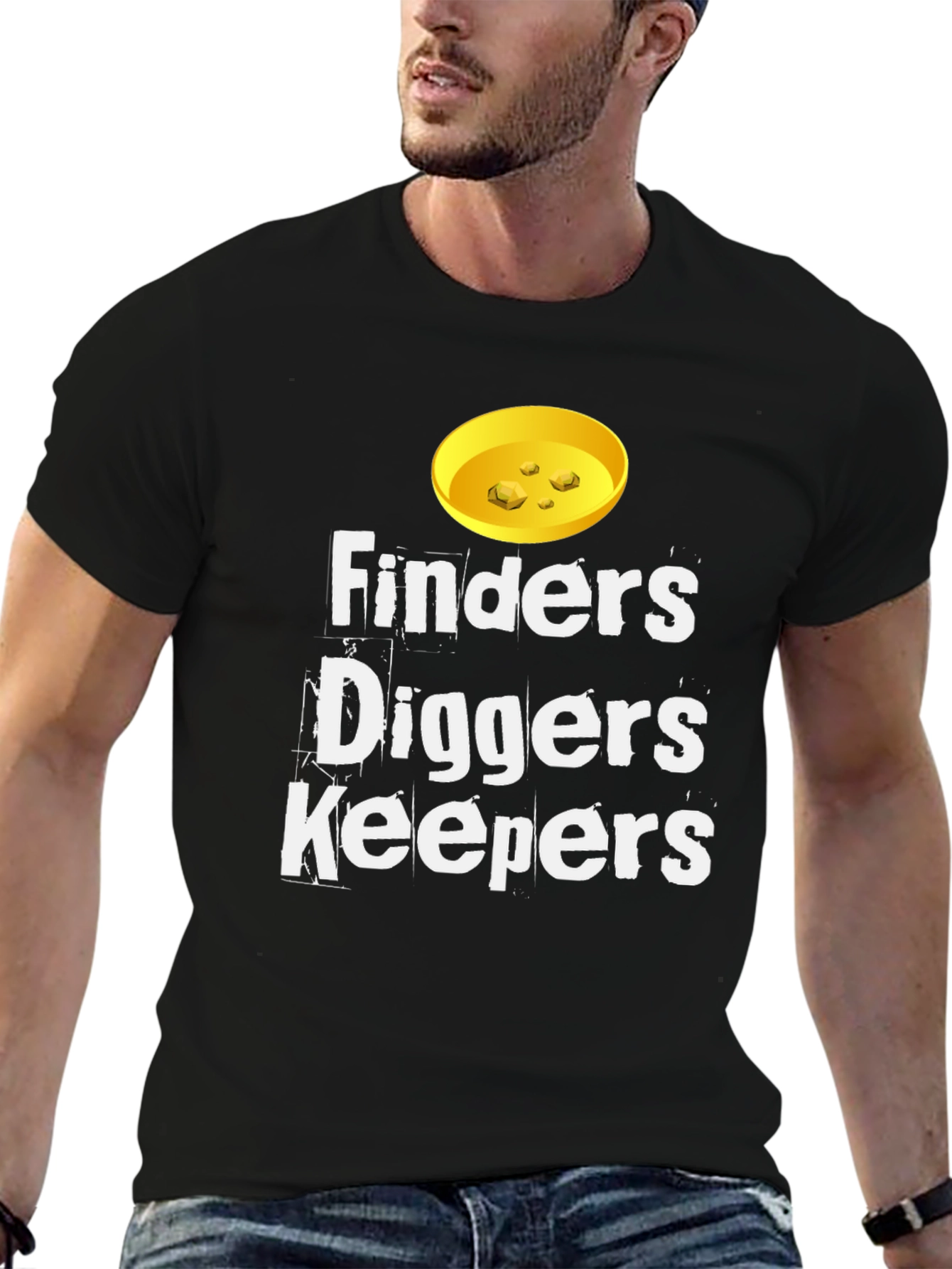 Finders Diggers Keepers T-Shirt - Gold Prospecting Tee