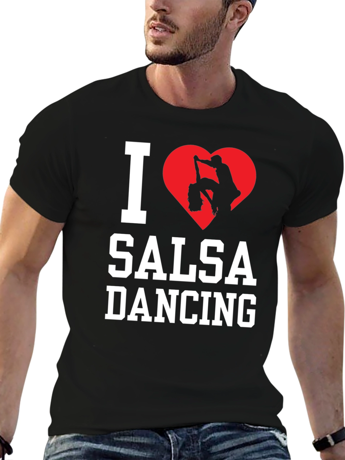 I Love Salsa Dancing Graphic T-Shirt