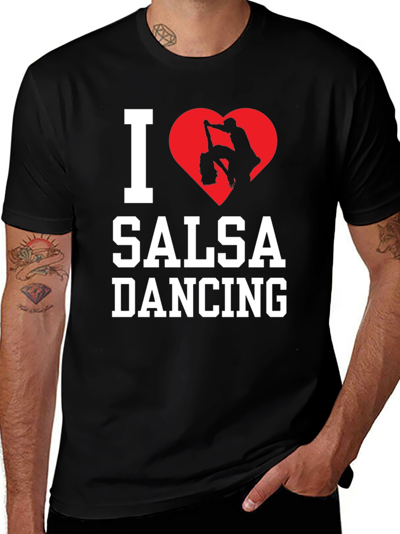 I Love Salsa Dancing Graphic T-Shirt
