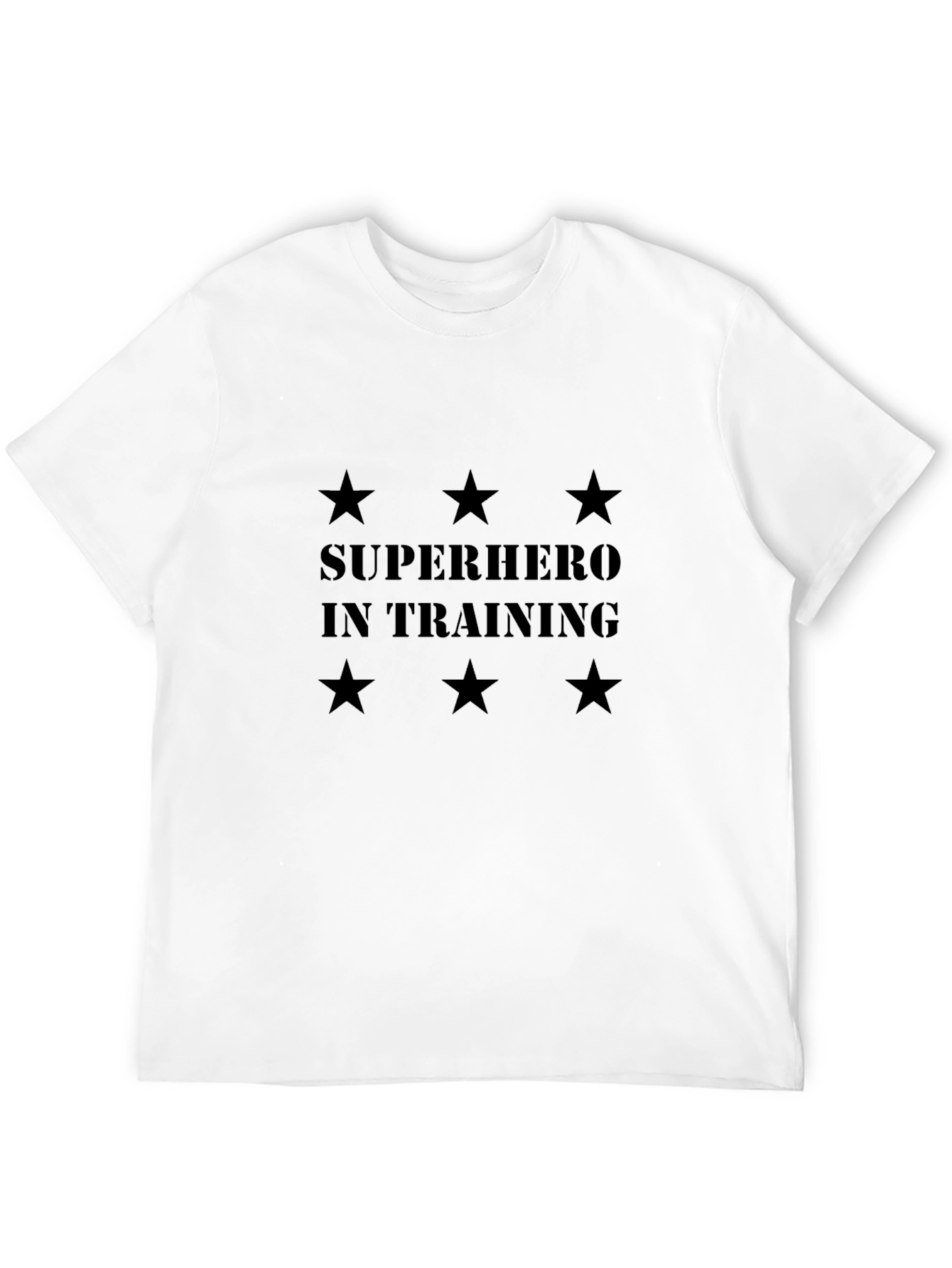 Superhero in Training Black T-Shirt