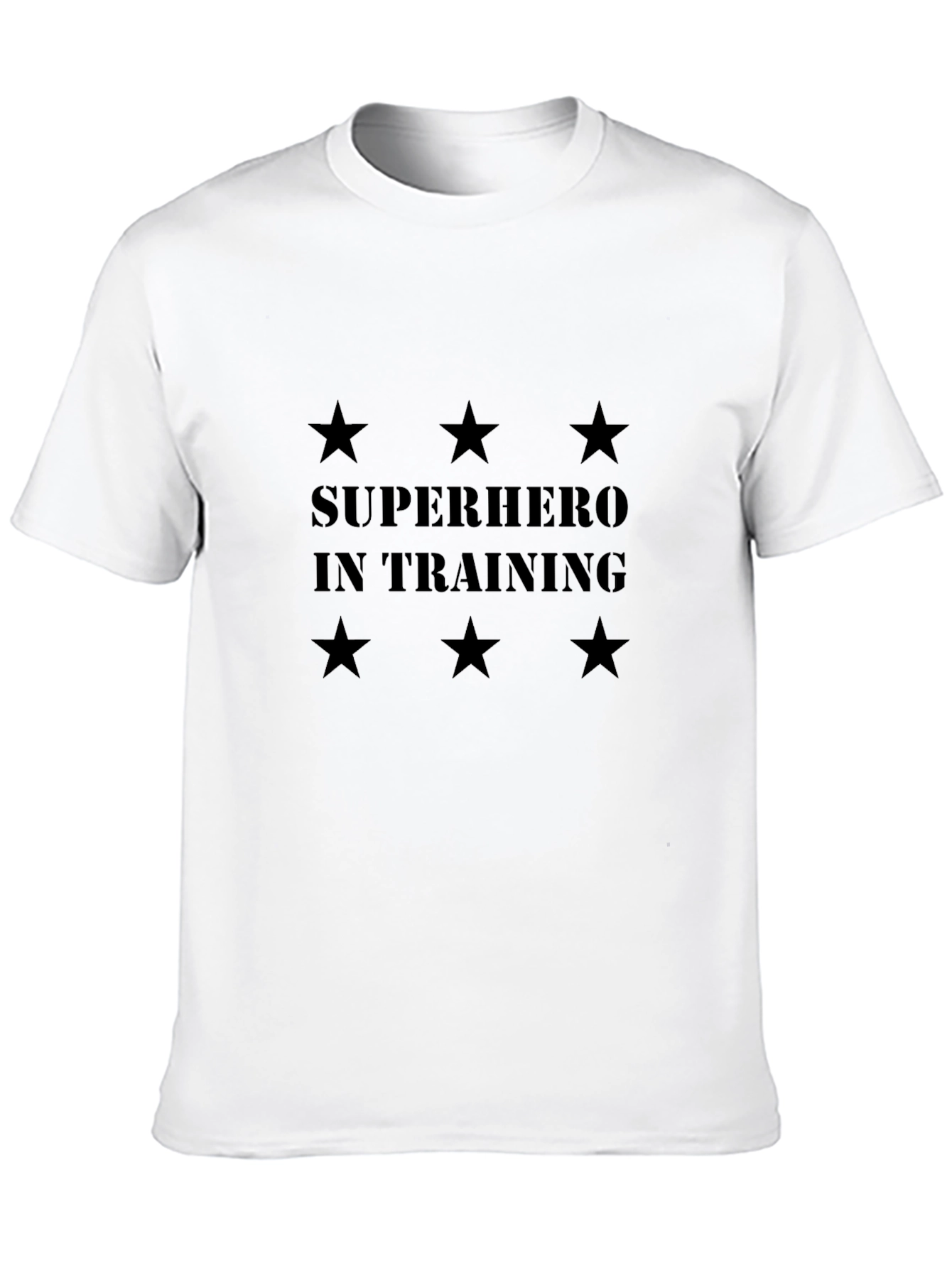 Superhero in Training Black T-Shirt