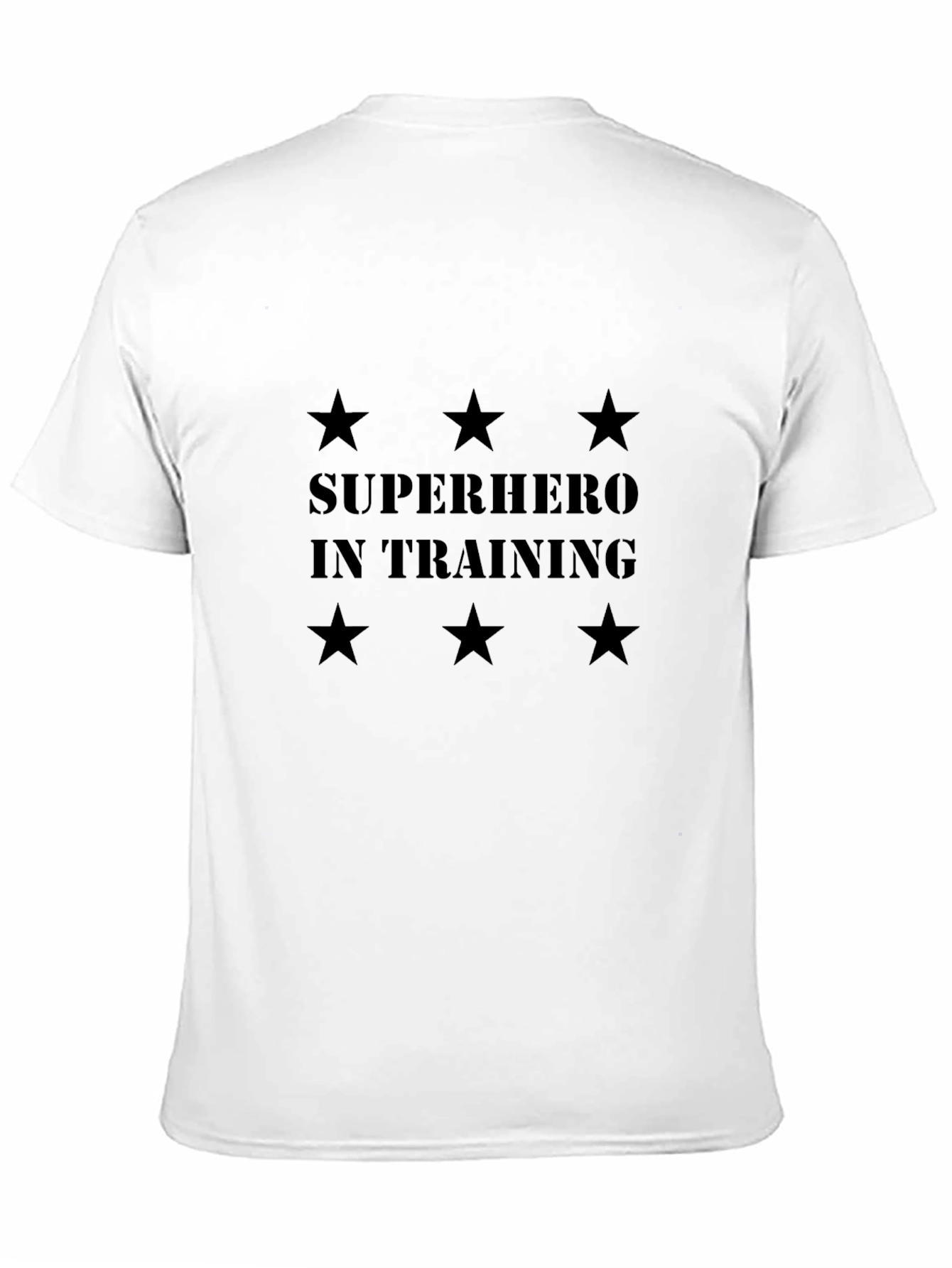 Superhero in Training Black T-Shirt