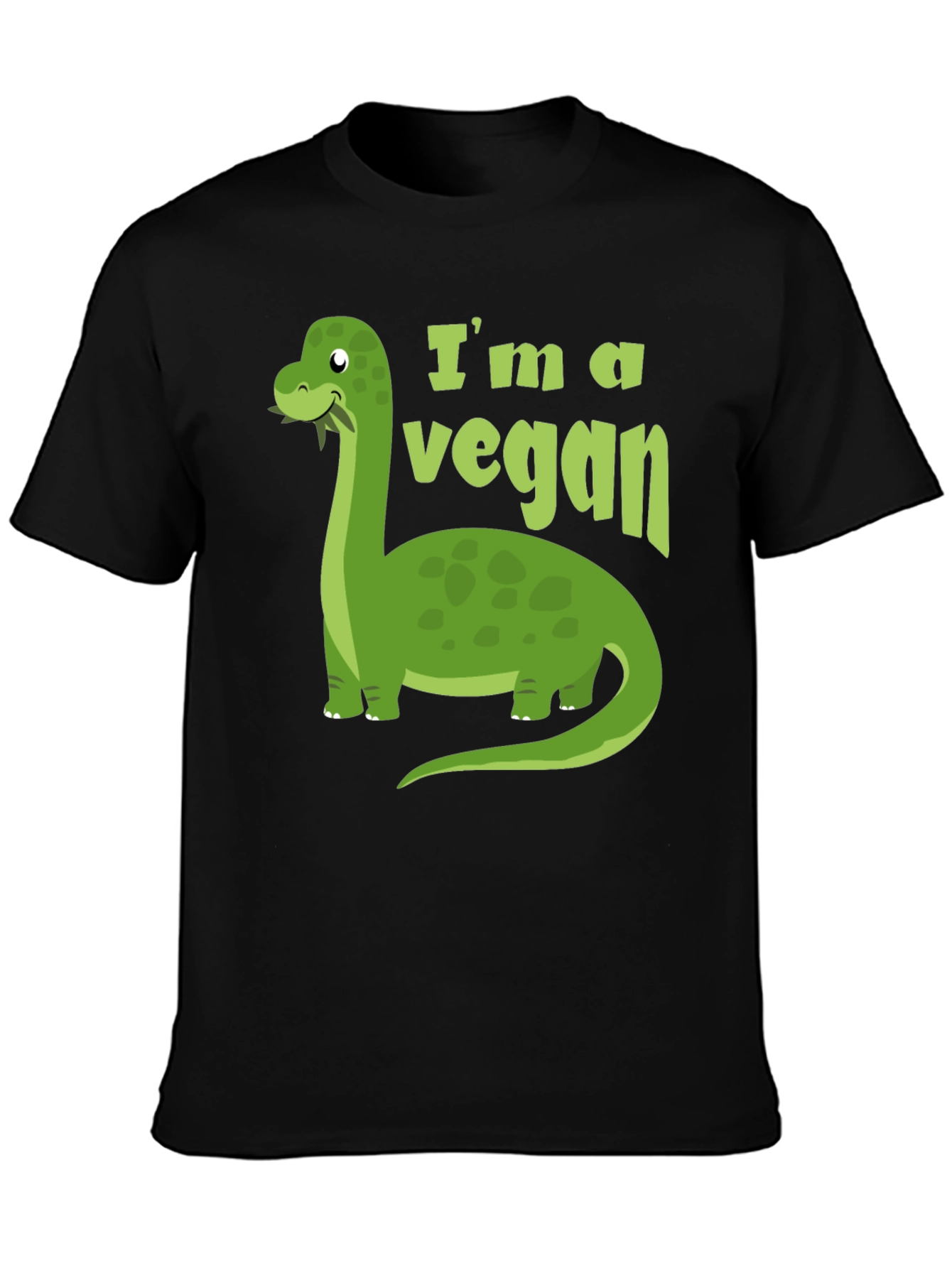 Vegan Dinosaur T-Shirt - Brontosaurus Tee