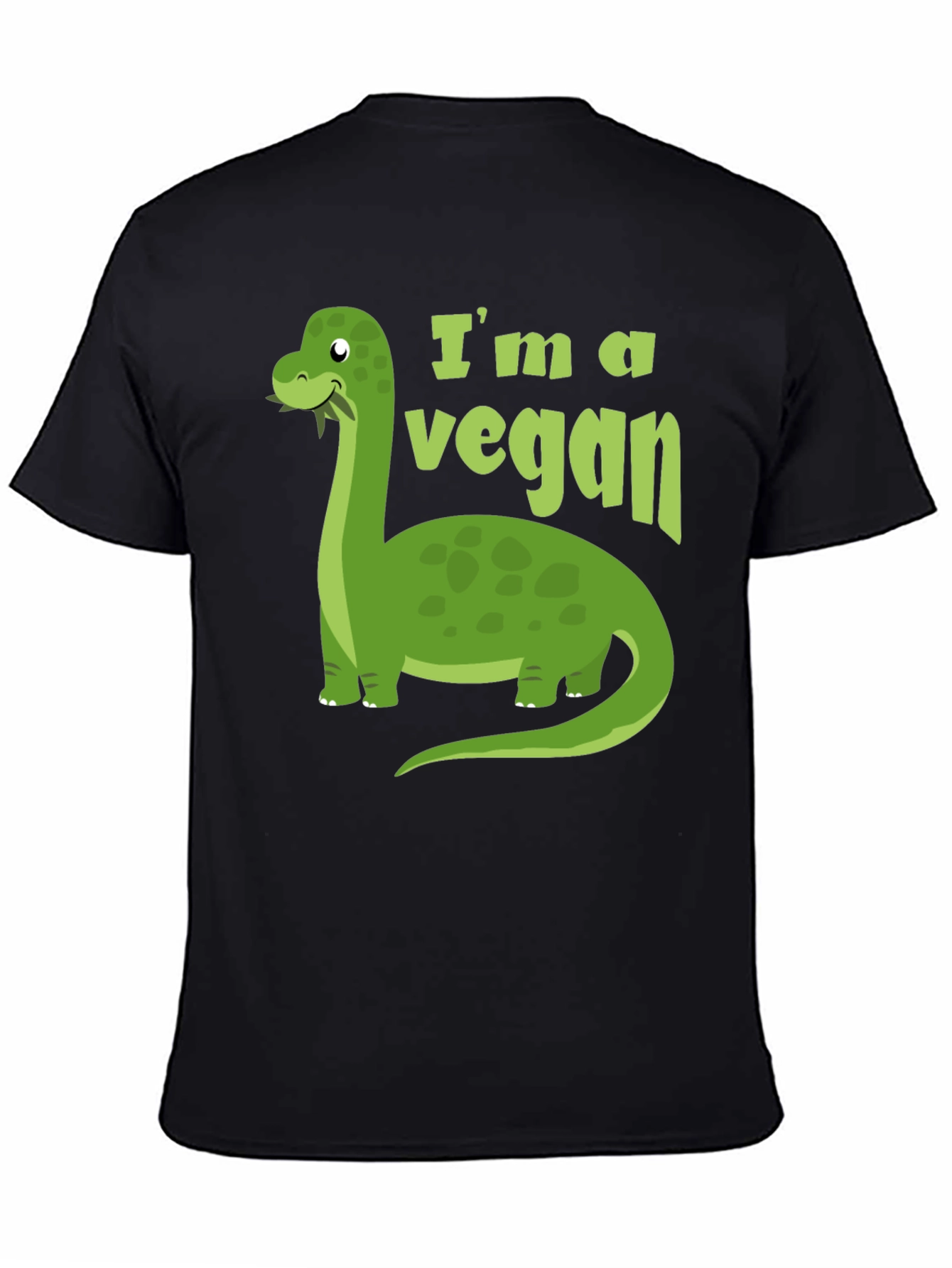 Vegan Dinosaur T-Shirt - Brontosaurus Tee