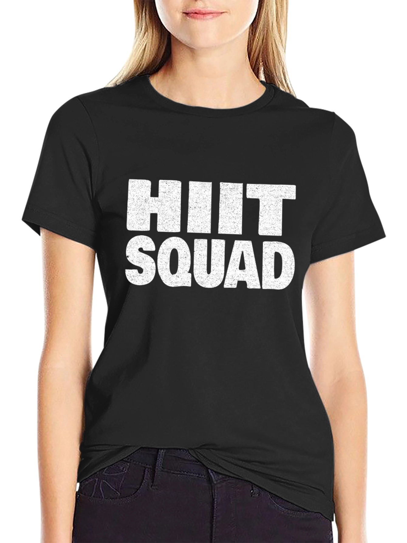 HIIT Squad Black Graphic T-Shirt