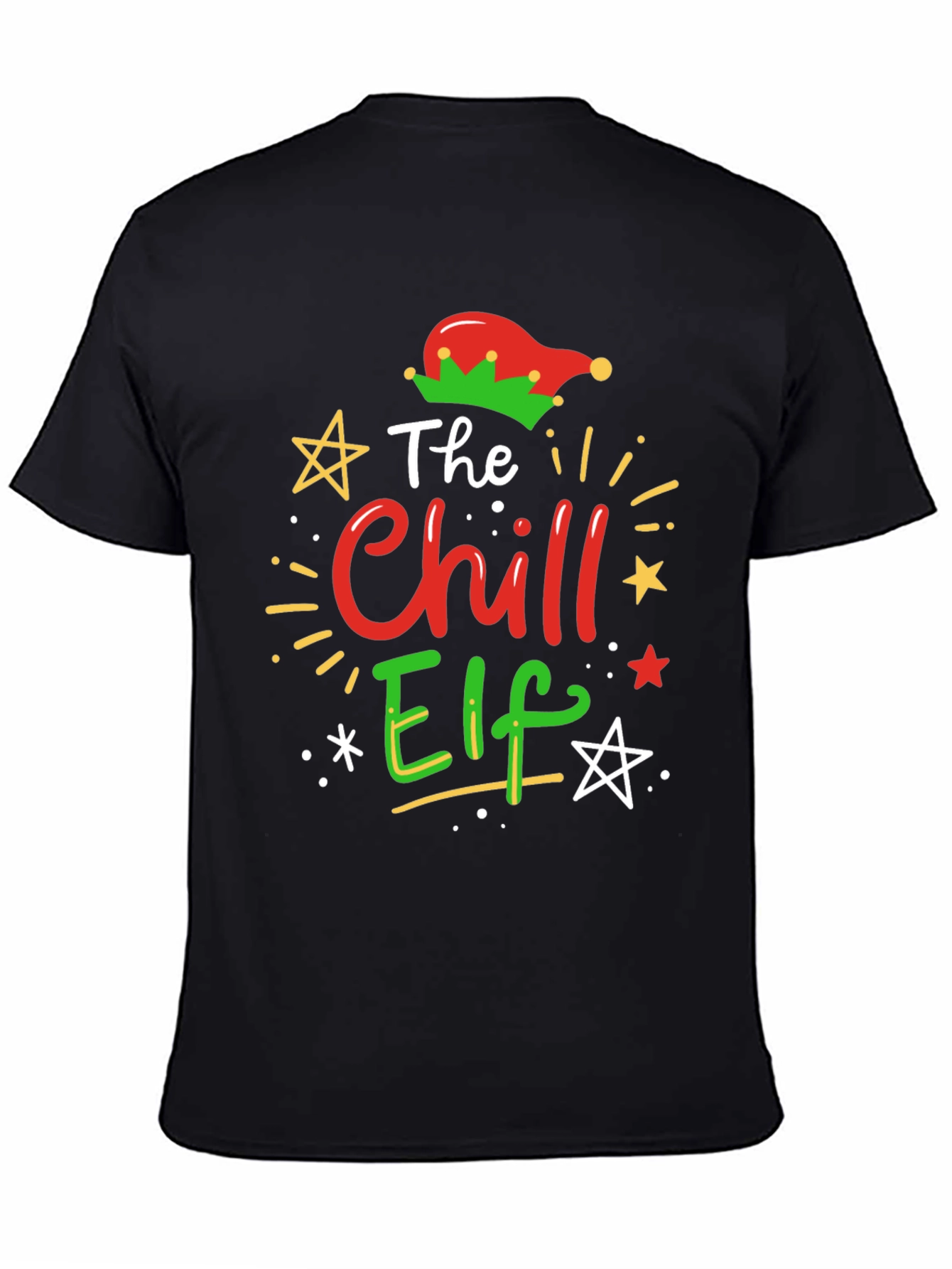 Chill Elf Christmas Graphic Tee