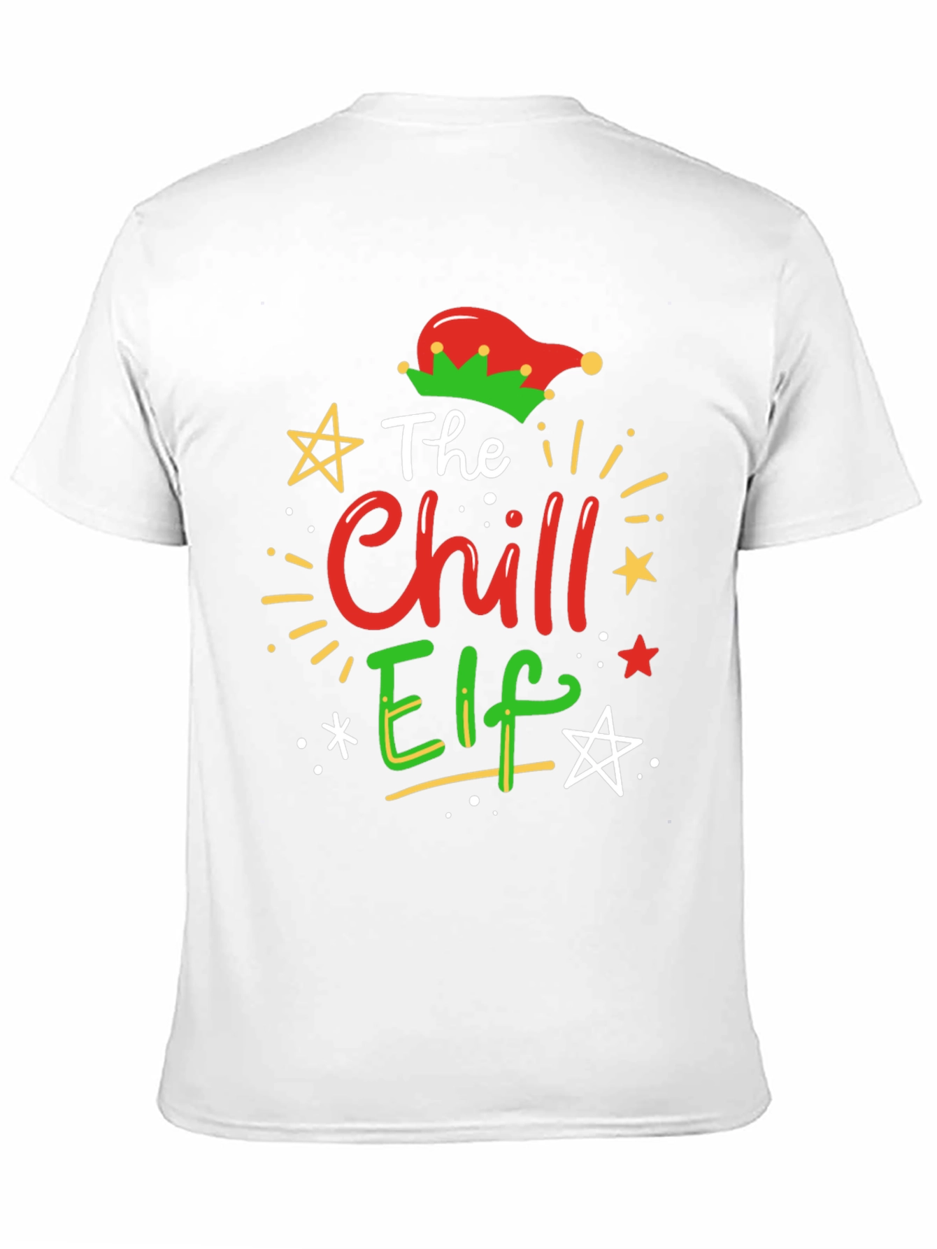 Chill Elf Christmas Graphic Tee