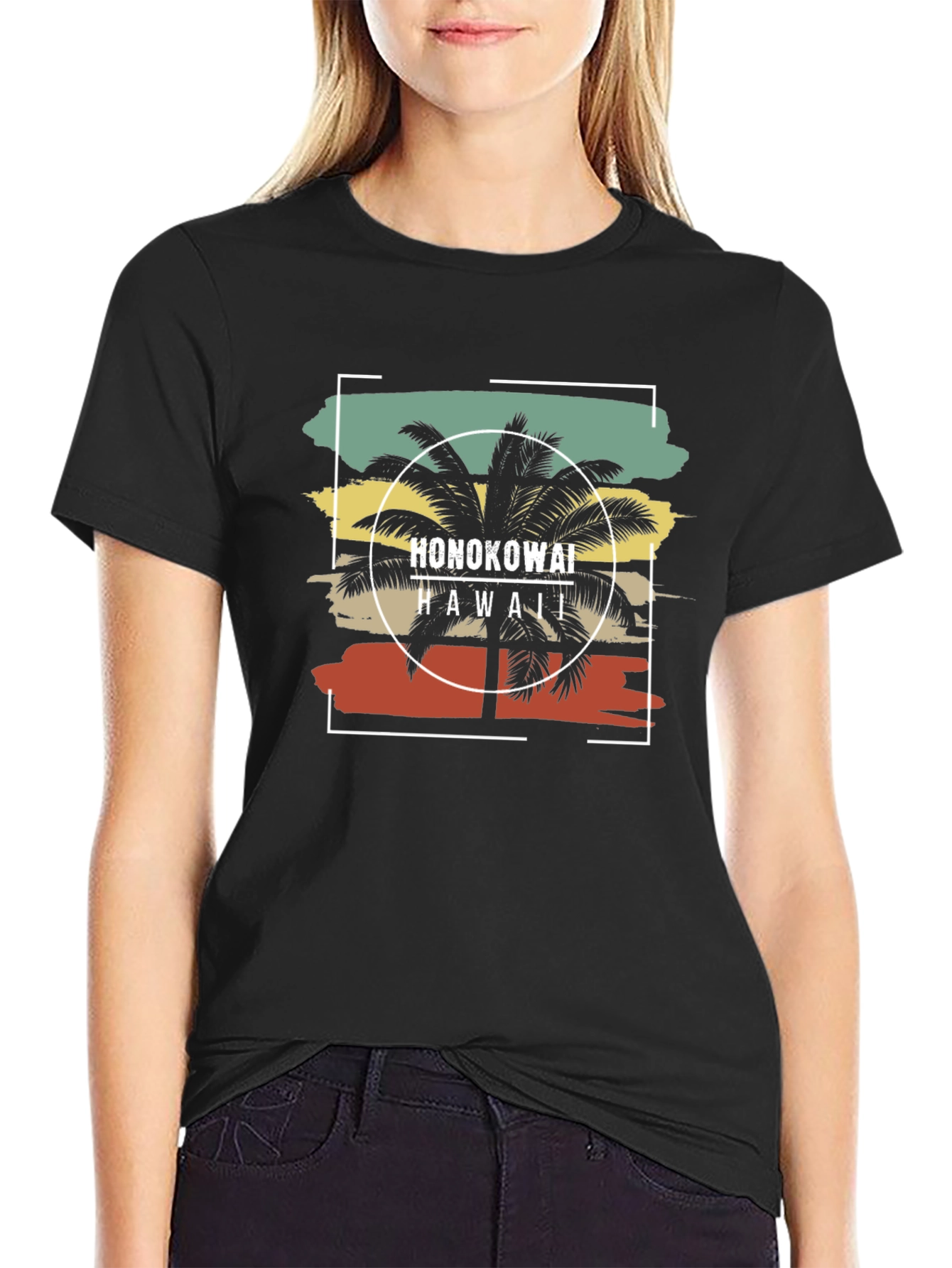 Honokowai Hawaii Retro Graphic T-Shirt