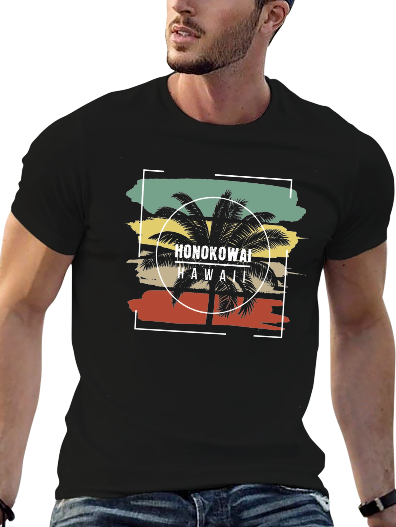 Honokowai Hawaii Retro Graphic T-Shirt