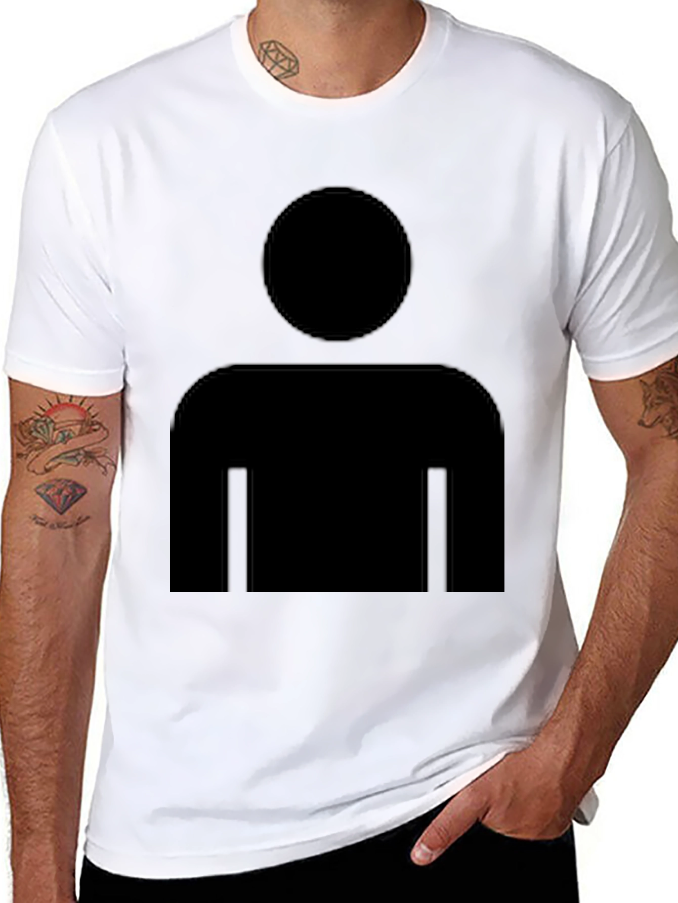 Ironman Logo Black T-Shirt - Casual Cotton Tee