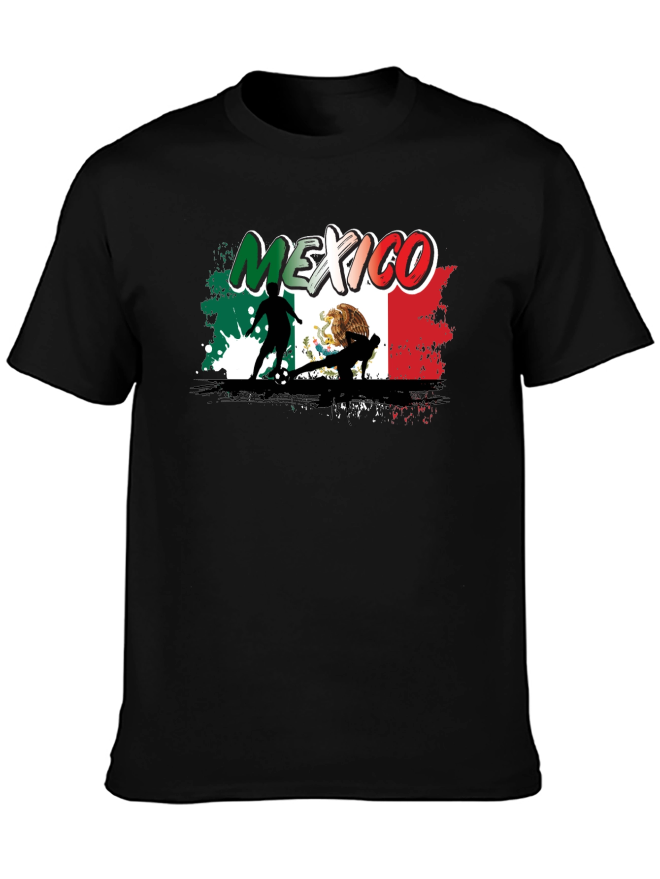 Mexico Soccer T-Shirt: Flag Design