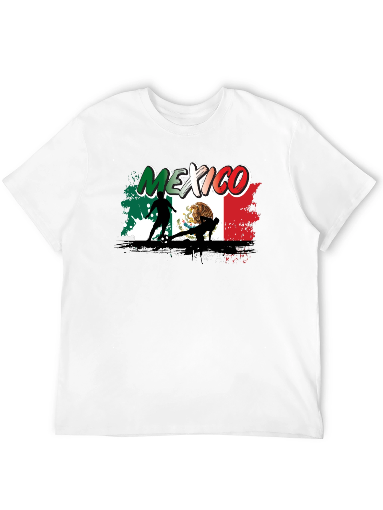Mexico Soccer T-Shirt: Flag Design