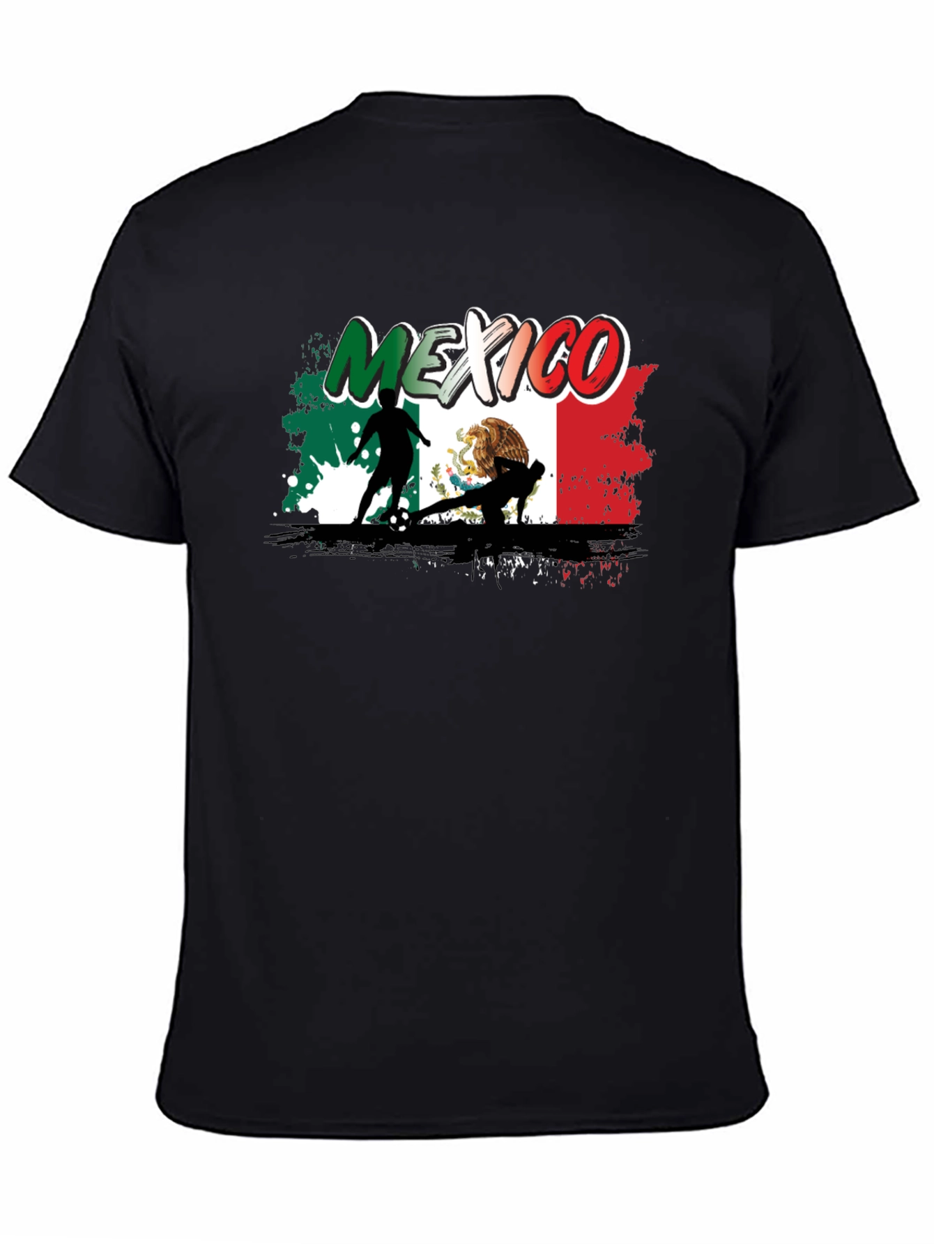 Mexico Soccer T-Shirt: Flag Design