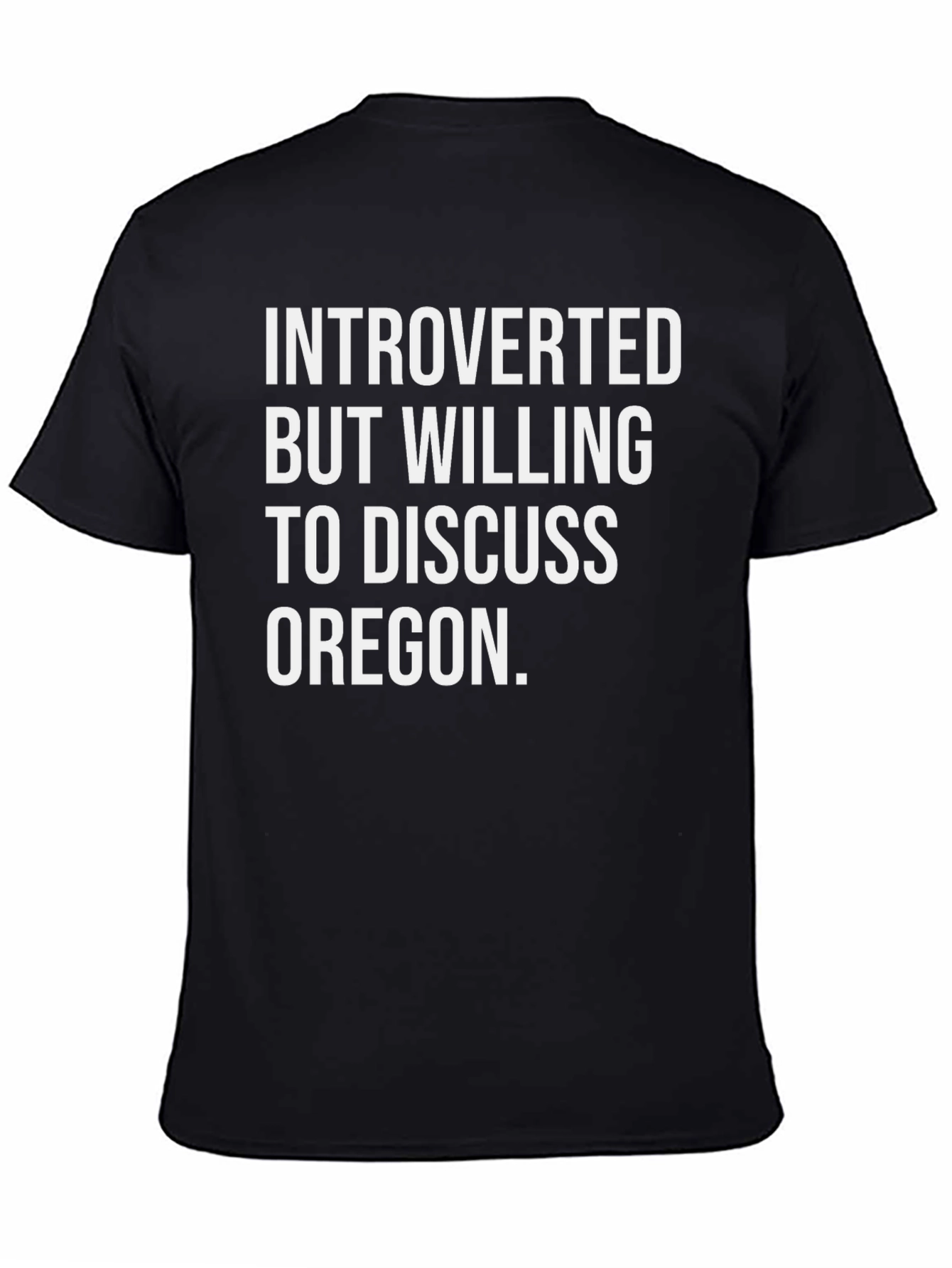 Introverted Oregon T-Shirt - Funny State Pride Tee
