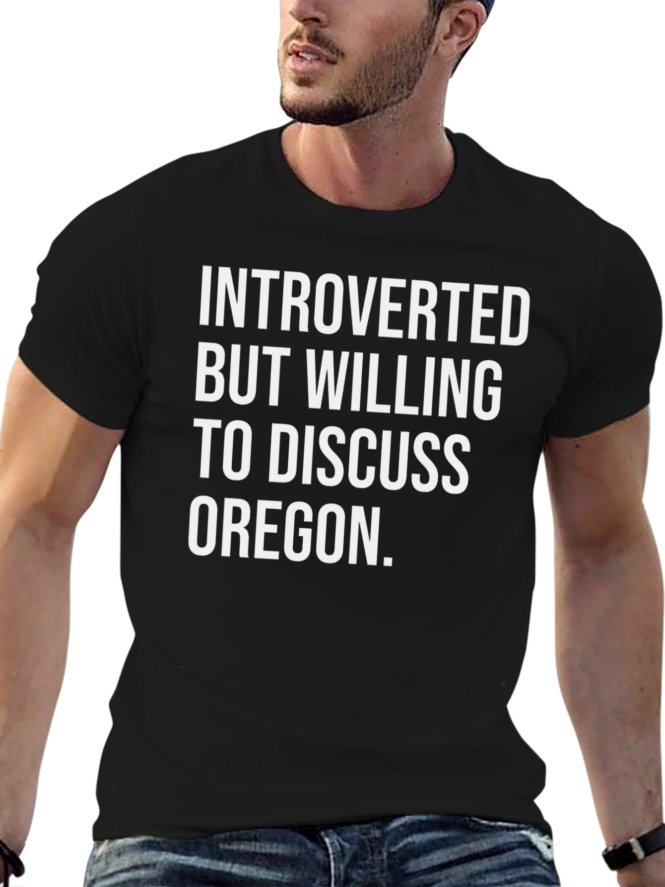 Introverted Oregon T-Shirt - Funny State Pride Tee