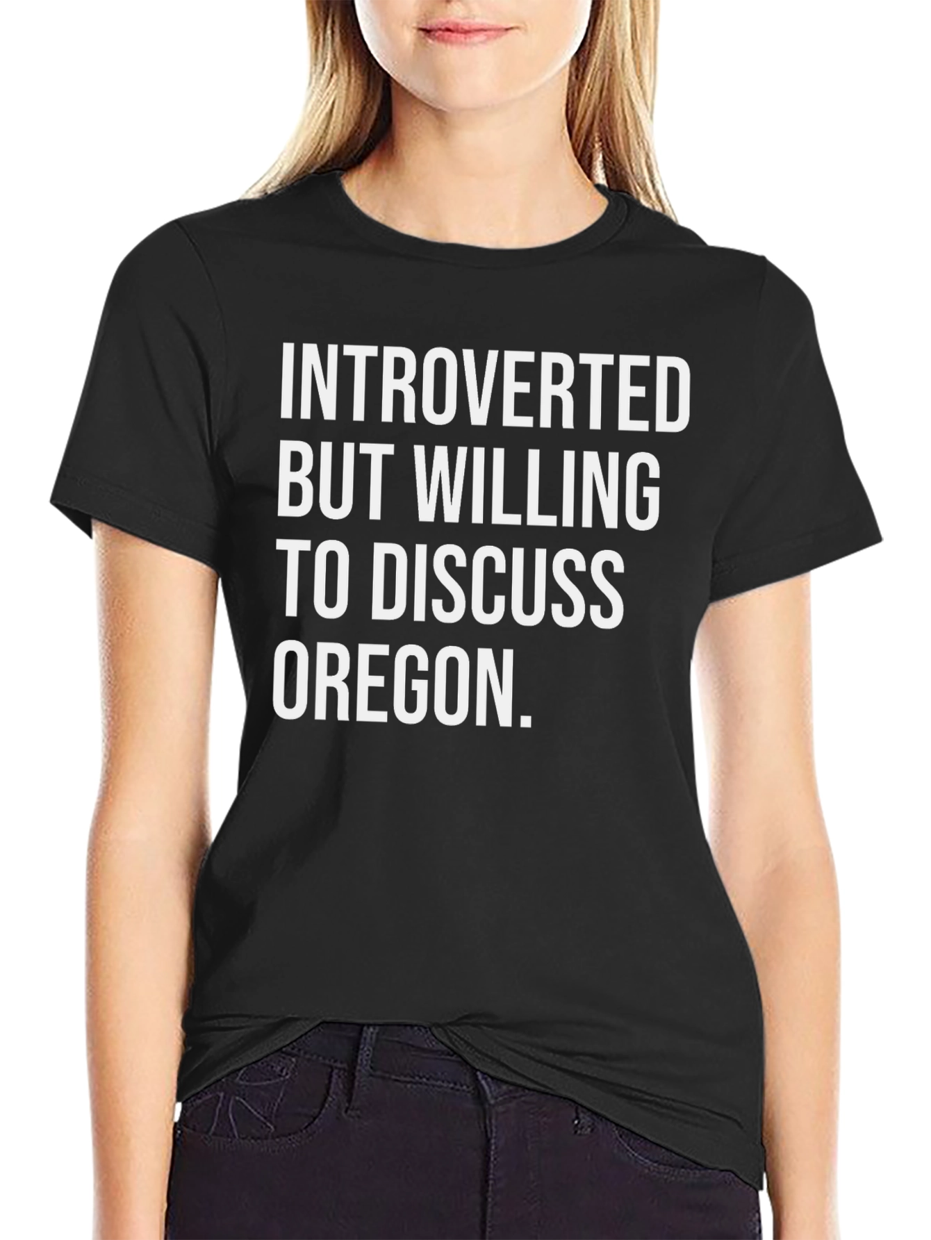 Introverted Oregon T-Shirt - Funny State Pride Tee